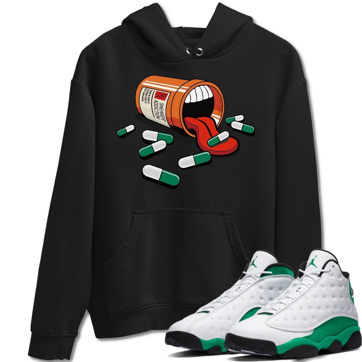 Jordan 13 Lucky Green Shirt To Match Jordans Sneaker Addiction Sneaker Tees Jordan 13 Lucky Green Drip Gear Zone Sneaker Matching Clothing Unisex Shirts