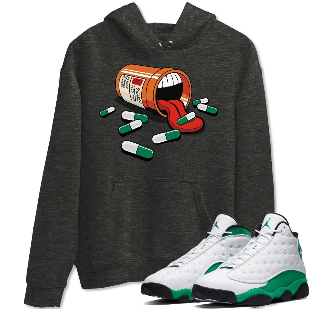 Jordan 13 Lucky Green Shirt To Match Jordans Sneaker Addiction Sneaker Tees Jordan 13 Lucky Green Drip Gear Zone Sneaker Matching Clothing Unisex Shirts