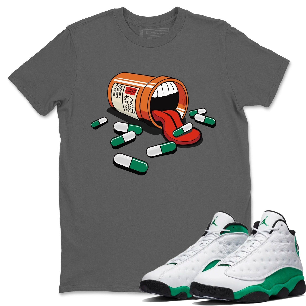 Jordan 13 Lucky Green Shirt To Match Jordans Sneaker Addiction Sneaker Tees Jordan 13 Lucky Green Drip Gear Zone Sneaker Matching Clothing Unisex Shirts