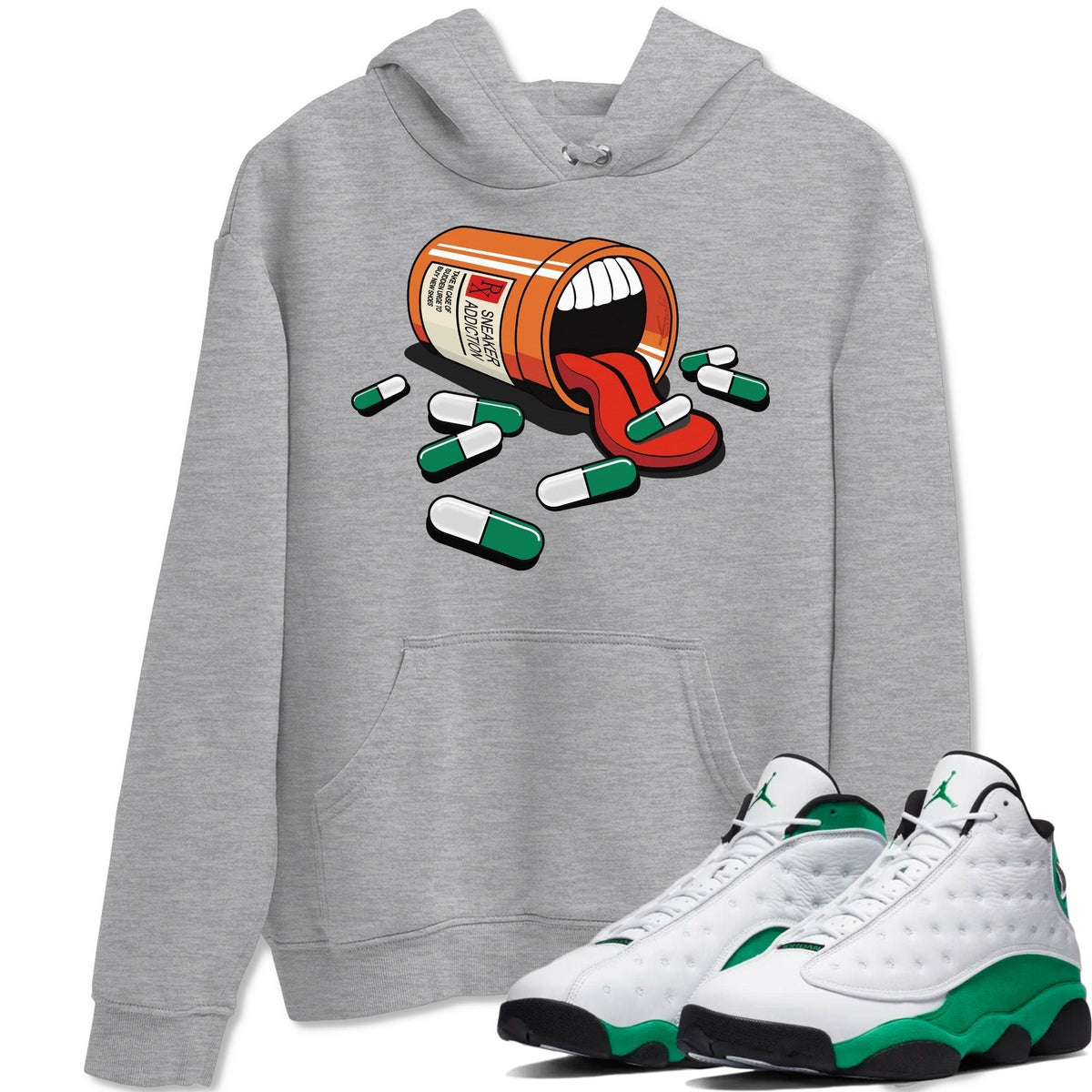 Jordan 13 Lucky Green Shirt To Match Jordans Sneaker Addiction Sneaker Tees Jordan 13 Lucky Green Drip Gear Zone Sneaker Matching Clothing Unisex Shirts