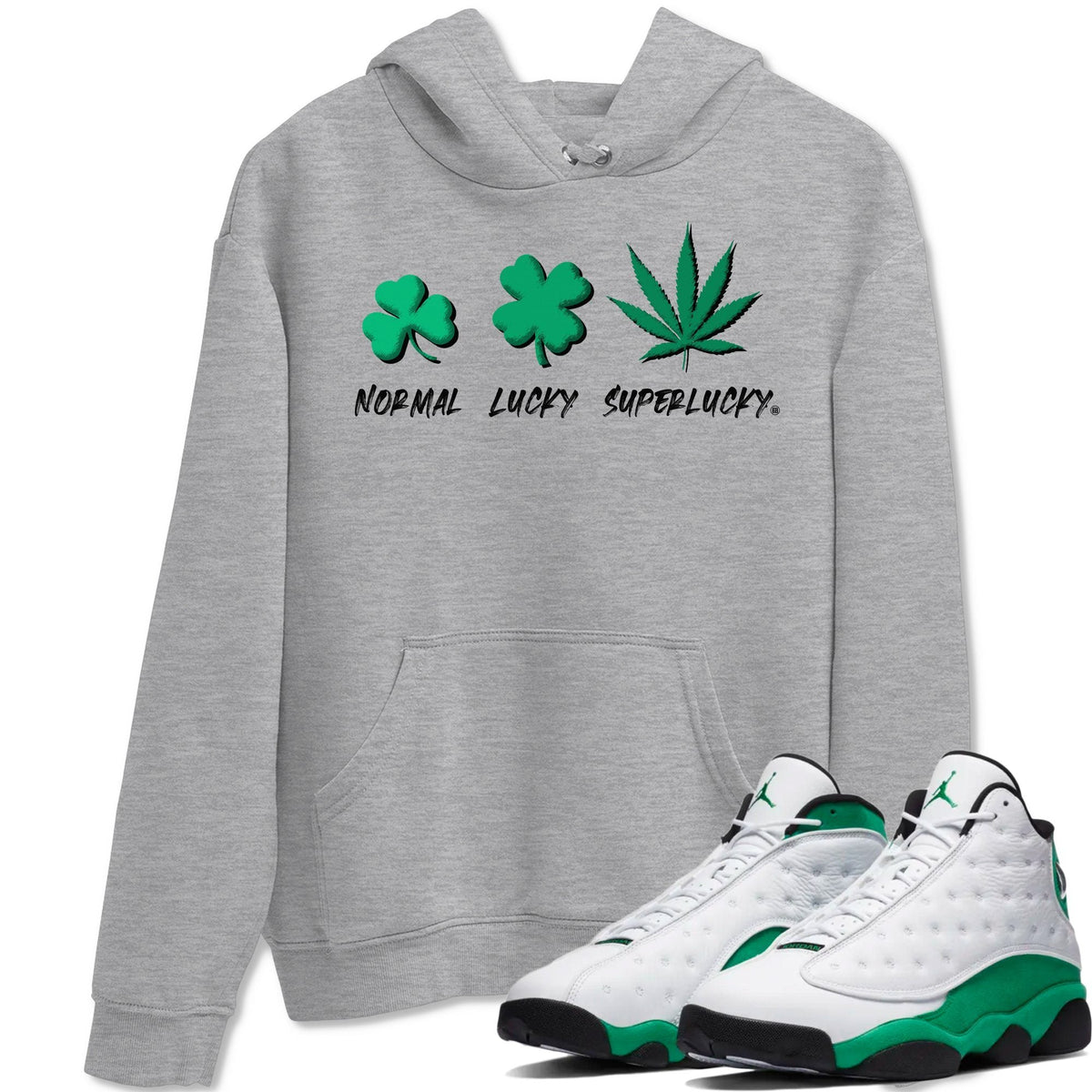 Jordan 13 Lucky Green Shirt To Match Jordans Super Lucky Sneaker Tees Jordan 13 Lucky Green Drip Gear Zone Sneaker Matching Clothing Unisex Shirts