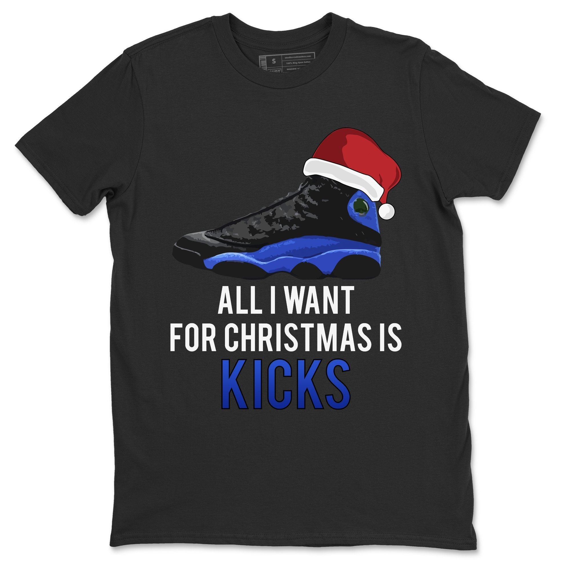 Jordan 13 Hyper Royal Shirt To Match Jordans All i Want For Christmas is Kicks Sneaker Tees Jordan 13 Hyper Royal Drip Gear Zone Sneaker Matching Clothing Unisex Shirts
