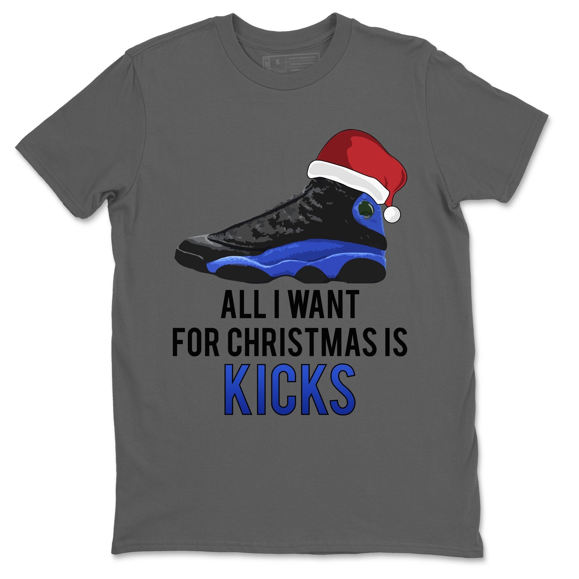 Jordan 13 Hyper Royal Shirt To Match Jordans All i Want For Christmas is Kicks Sneaker Tees Jordan 13 Hyper Royal Drip Gear Zone Sneaker Matching Clothing Unisex Shirts