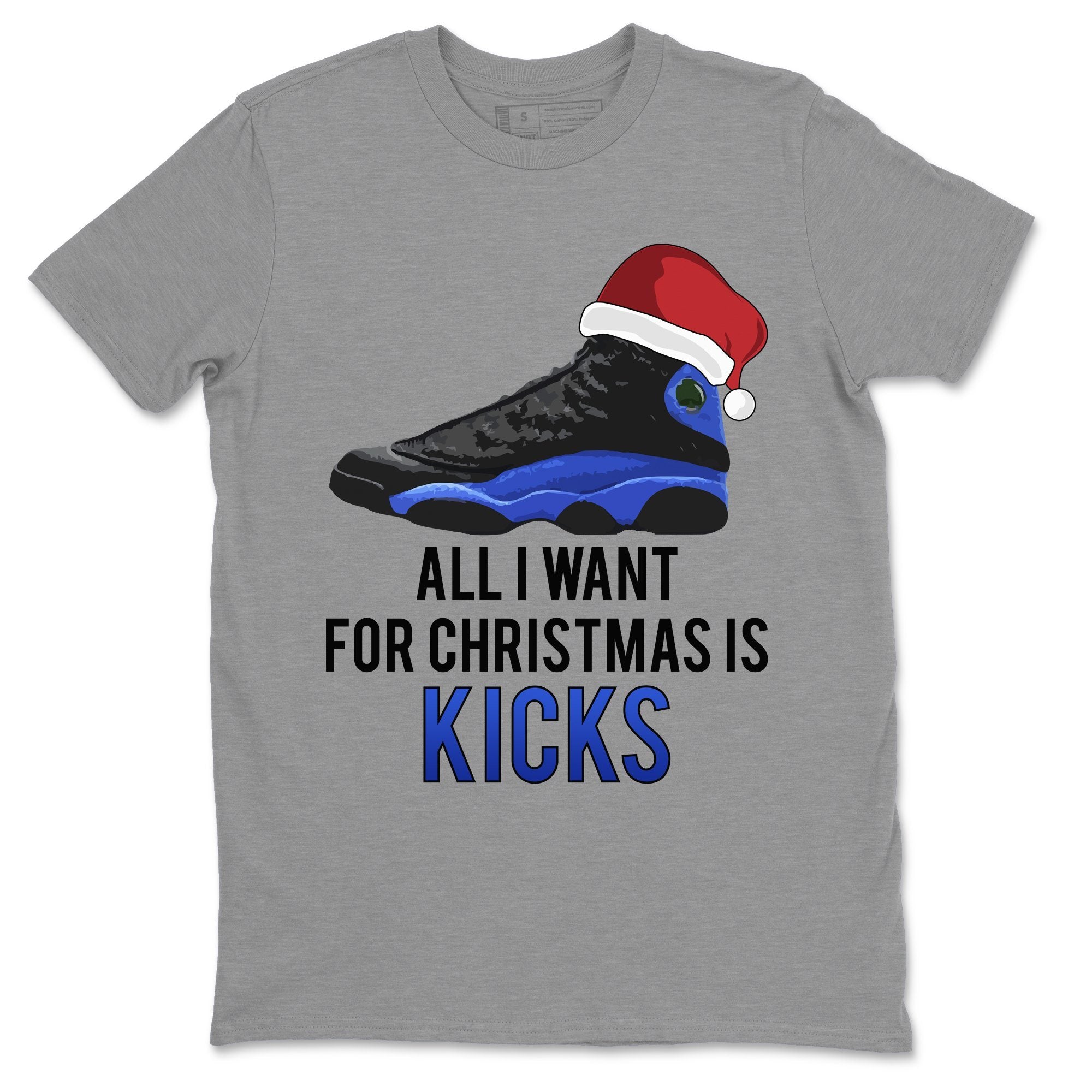Jordan 13 Hyper Royal Shirt To Match Jordans All i Want For Christmas is Kicks Sneaker Tees Jordan 13 Hyper Royal Drip Gear Zone Sneaker Matching Clothing Unisex Shirts