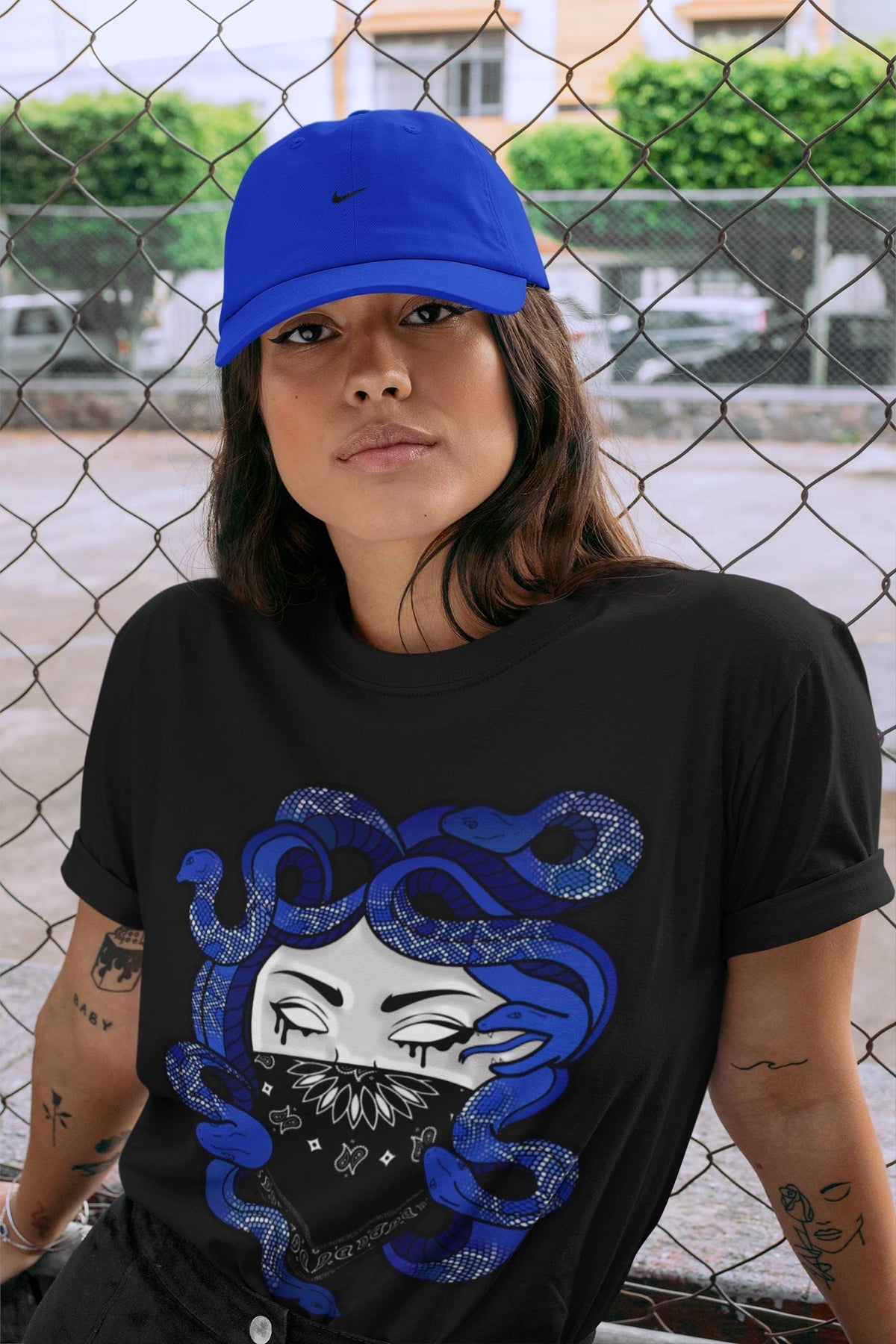 Jordan 13 Hyper Royal Shirt To Match Jordans Medusa Sneaker Tees Jordan 13 Hyper Royal Drip Gear Zone Sneaker Matching Clothing Unisex Shirts