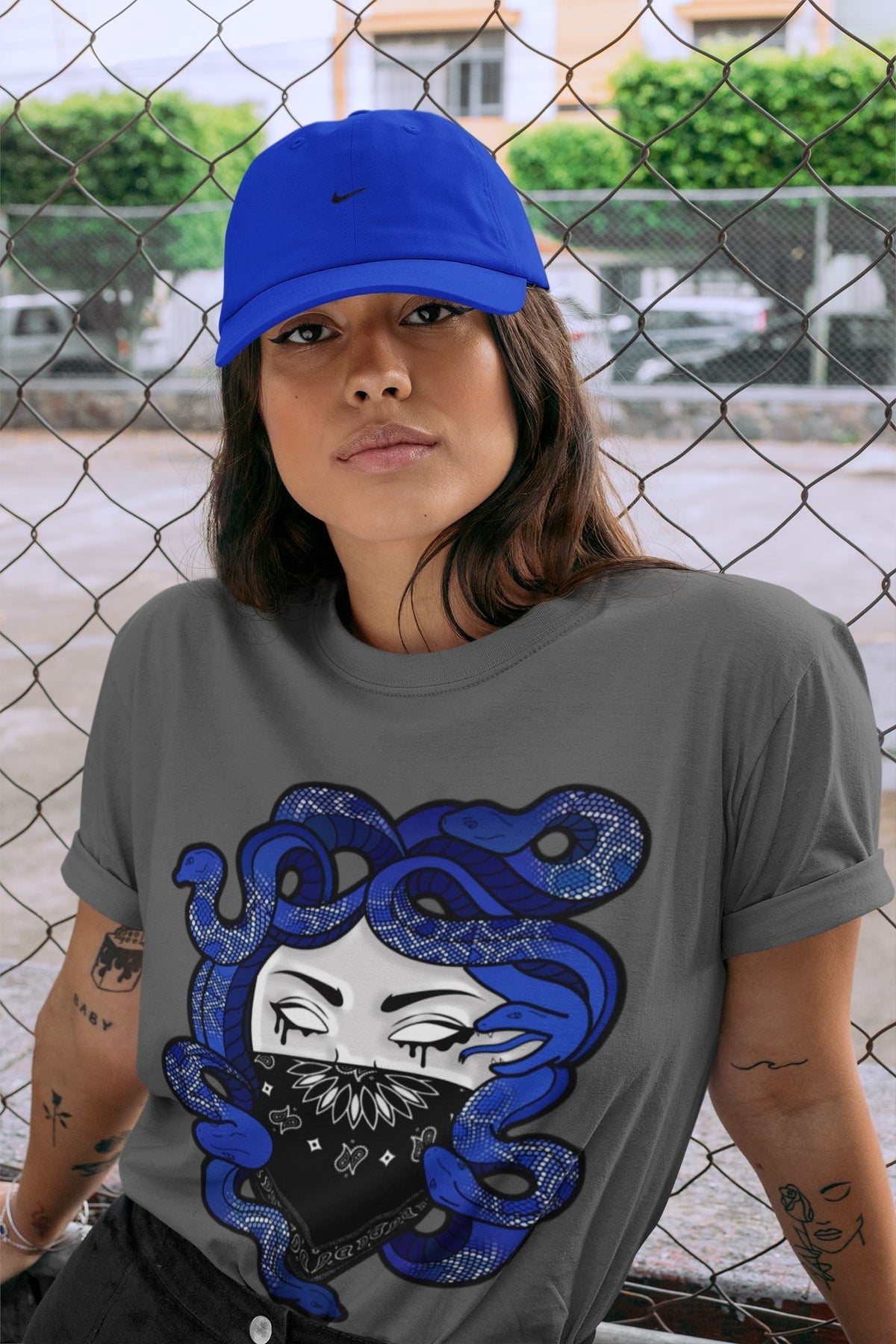 Jordan 13 Hyper Royal Shirt To Match Jordans Medusa Sneaker Tees Jordan 13 Hyper Royal Drip Gear Zone Sneaker Matching Clothing Unisex Shirts