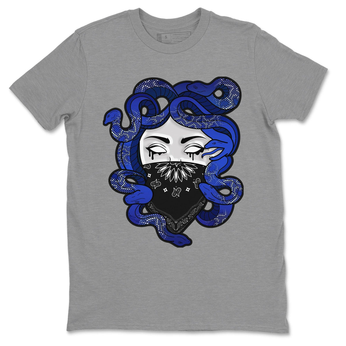 Jordan 13 Hyper Royal Shirt To Match Jordans Medusa Sneaker Tees Jordan 13 Hyper Royal Drip Gear Zone Sneaker Matching Clothing Unisex Shirts