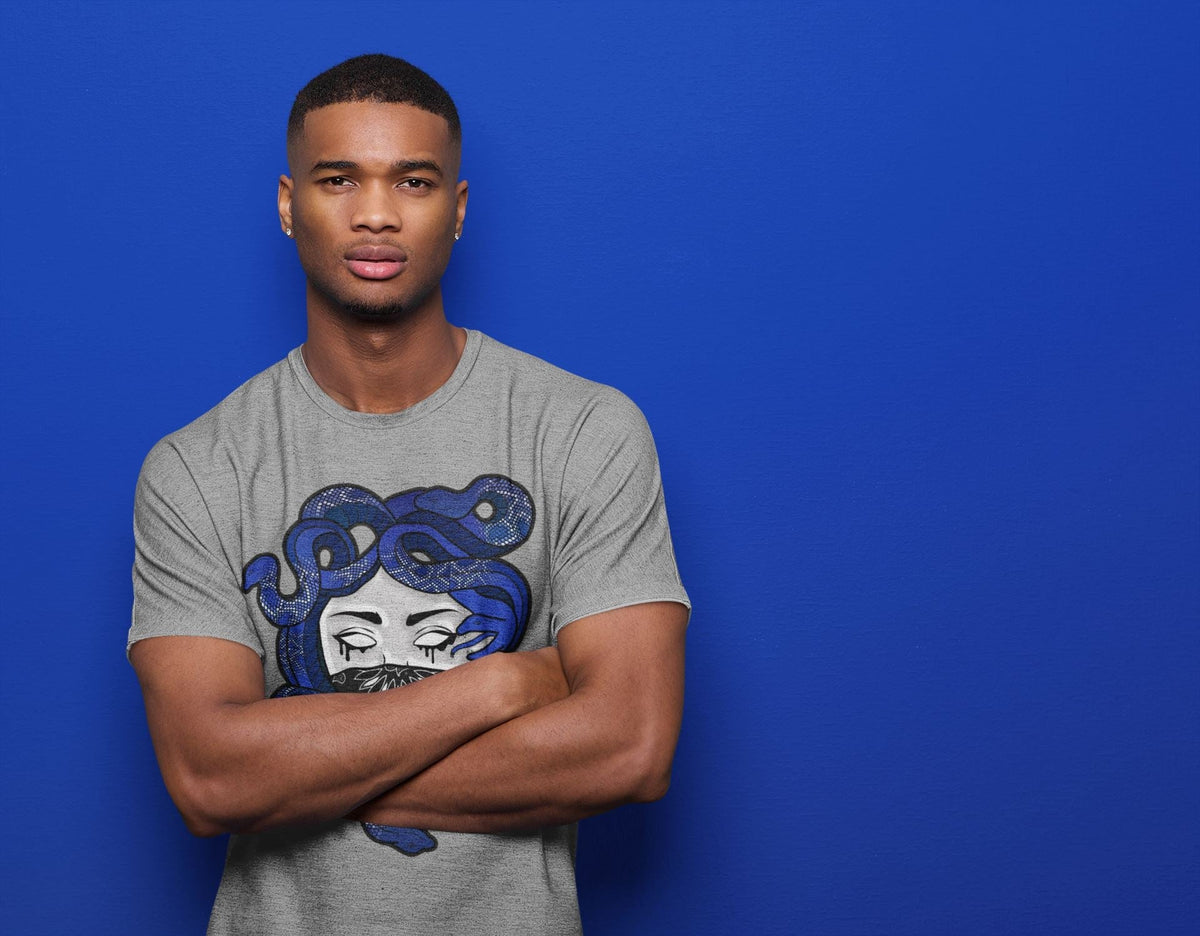 Jordan 13 Hyper Royal Shirt To Match Jordans Medusa Sneaker Tees Jordan 13 Hyper Royal Drip Gear Zone Sneaker Matching Clothing Unisex Shirts
