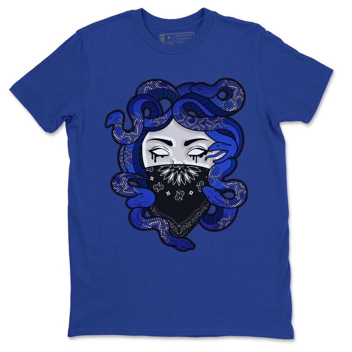 Jordan 13 Hyper Royal Shirt To Match Jordans Medusa Sneaker Tees Jordan 13 Hyper Royal Drip Gear Zone Sneaker Matching Clothing Unisex Shirts
