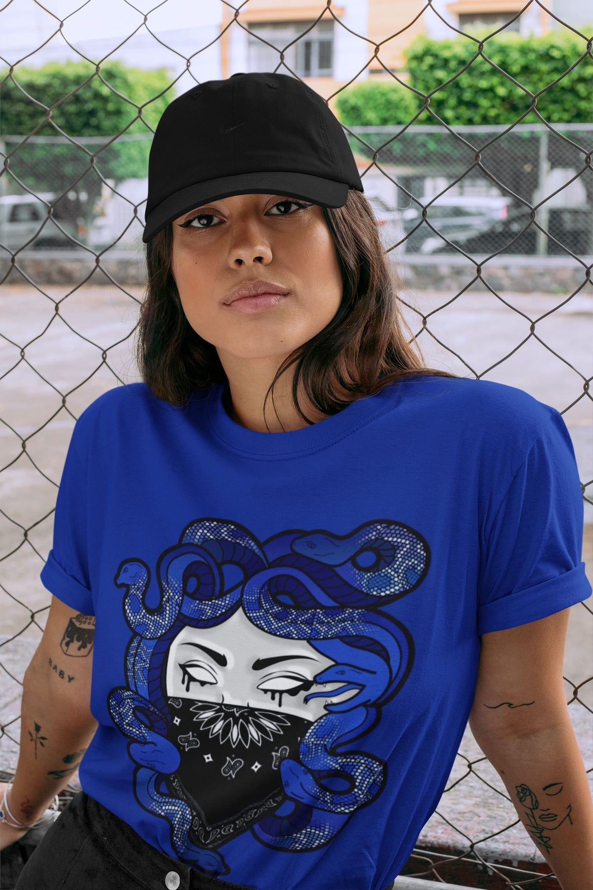 Jordan 13 Hyper Royal Shirt To Match Jordans Medusa Sneaker Tees Jordan 13 Hyper Royal Drip Gear Zone Sneaker Matching Clothing Unisex Shirts