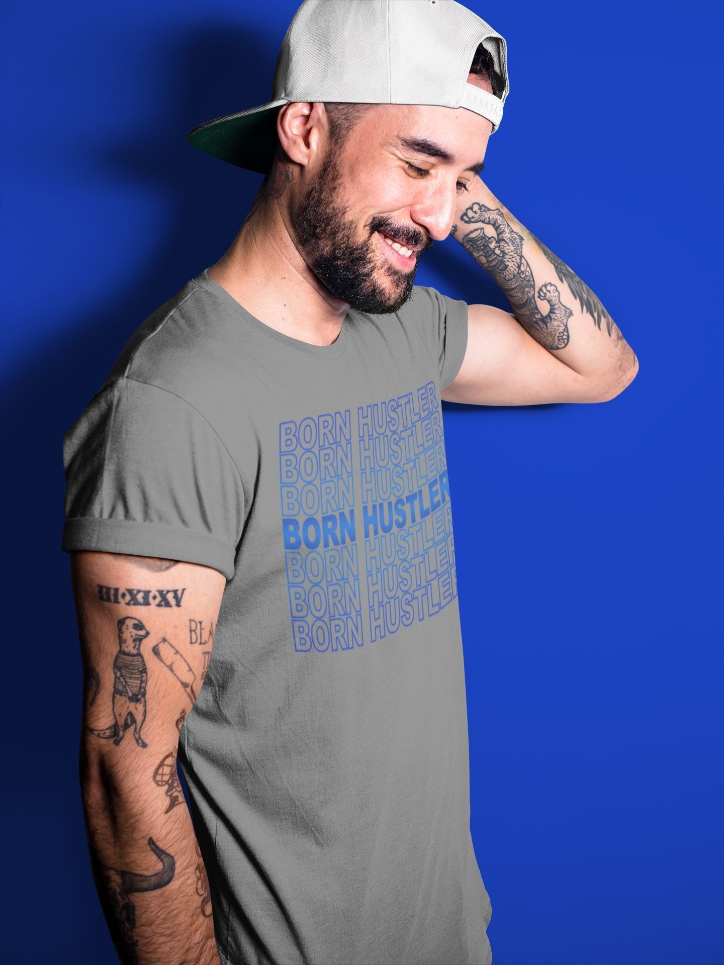 Jordan 13 Hyper Royal Shirt To Match Jordans Born Hustler Sneaker Tees Jordan 13 Hyper Royal Drip Gear Zone Sneaker Matching Clothing Unisex Shirts