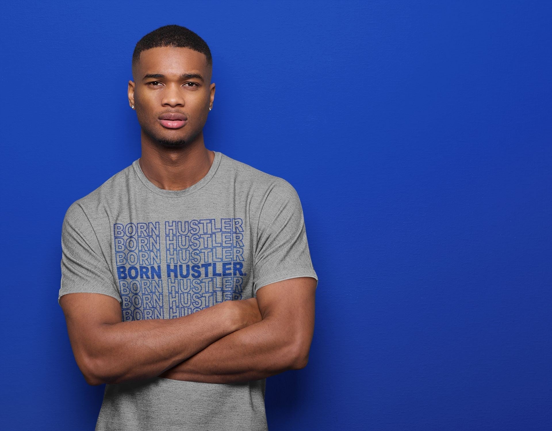 Jordan 13 Hyper Royal Shirt To Match Jordans Born Hustler Sneaker Tees Jordan 13 Hyper Royal Drip Gear Zone Sneaker Matching Clothing Unisex Shirts