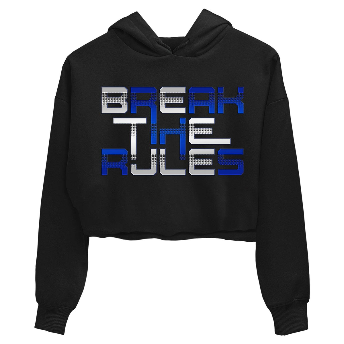 Jordan 13 Hyper Royal Sneaker Matching T-Shirt Break The Rules Sneaker Tees Jordan 13 Hyper Royal Sneaker Release Tees Women's Shirts