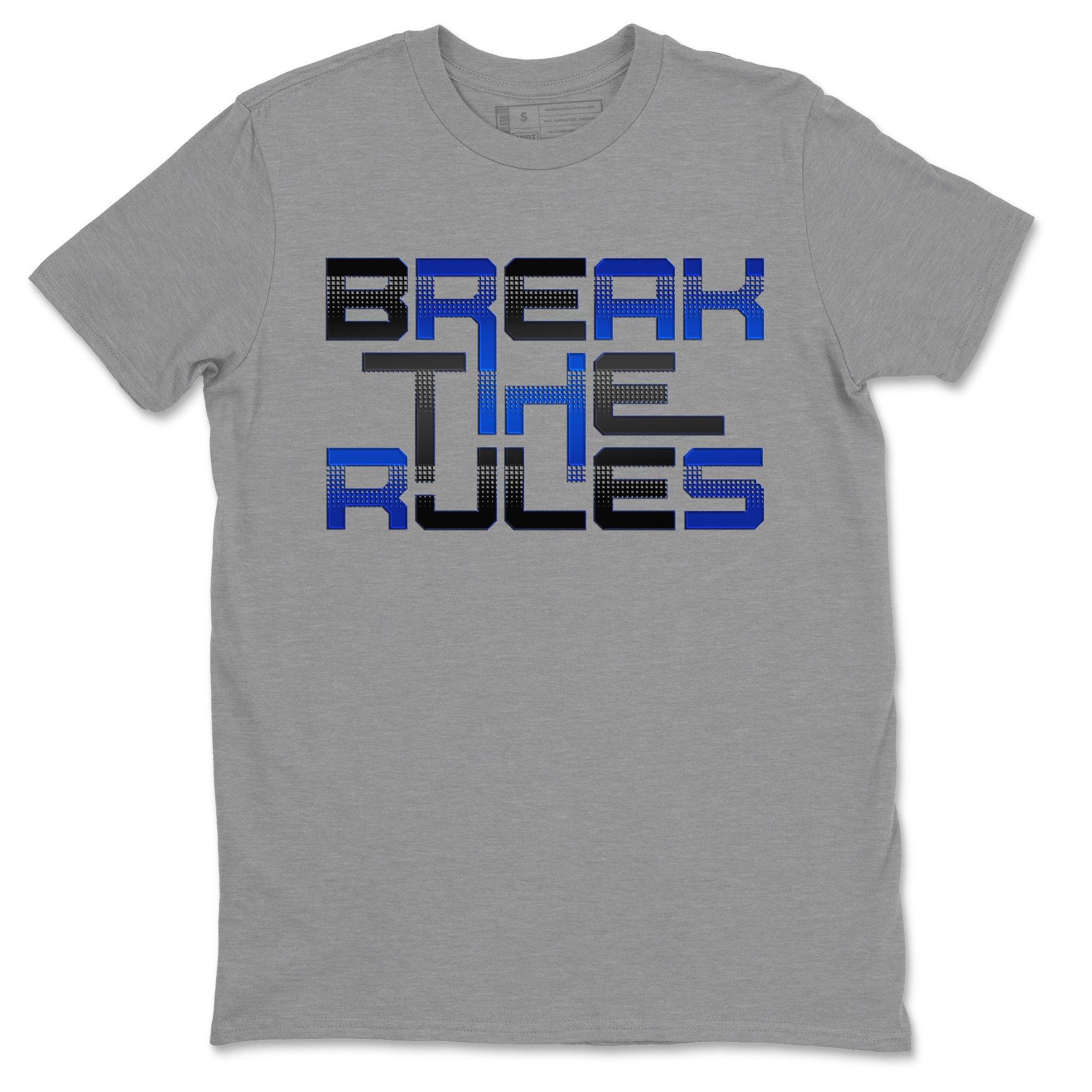 Jordan 13 Hyper Royal Shirt To Match Jordans Break The Rules Sneaker Tees Jordan 13 Hyper Royal Drip Gear Zone Sneaker Matching Clothing Unisex Shirts