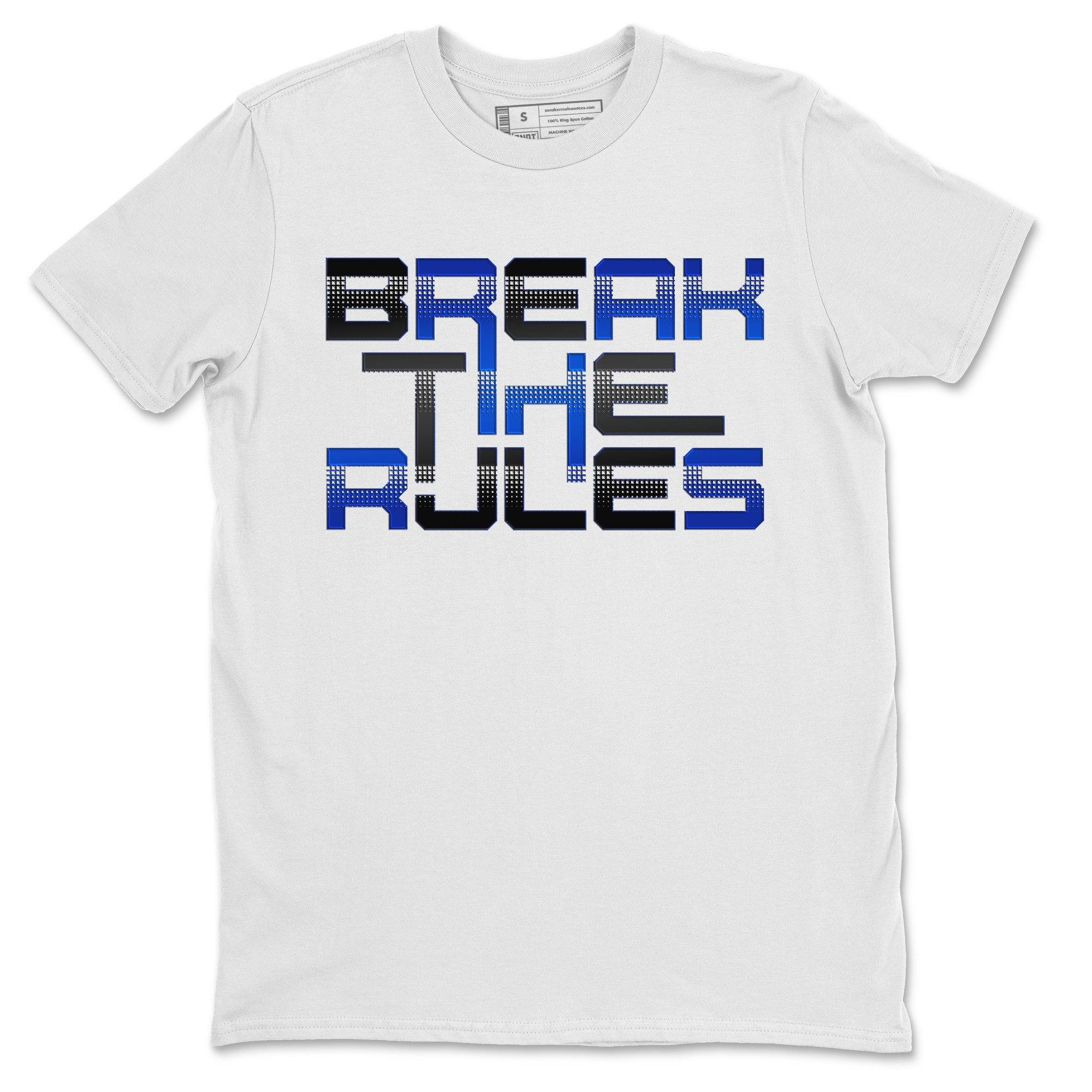 Jordan 13 Hyper Royal Shirt To Match Jordans Break The Rules Sneaker Tees Jordan 13 Hyper Royal Drip Gear Zone Sneaker Matching Clothing Unisex Shirts