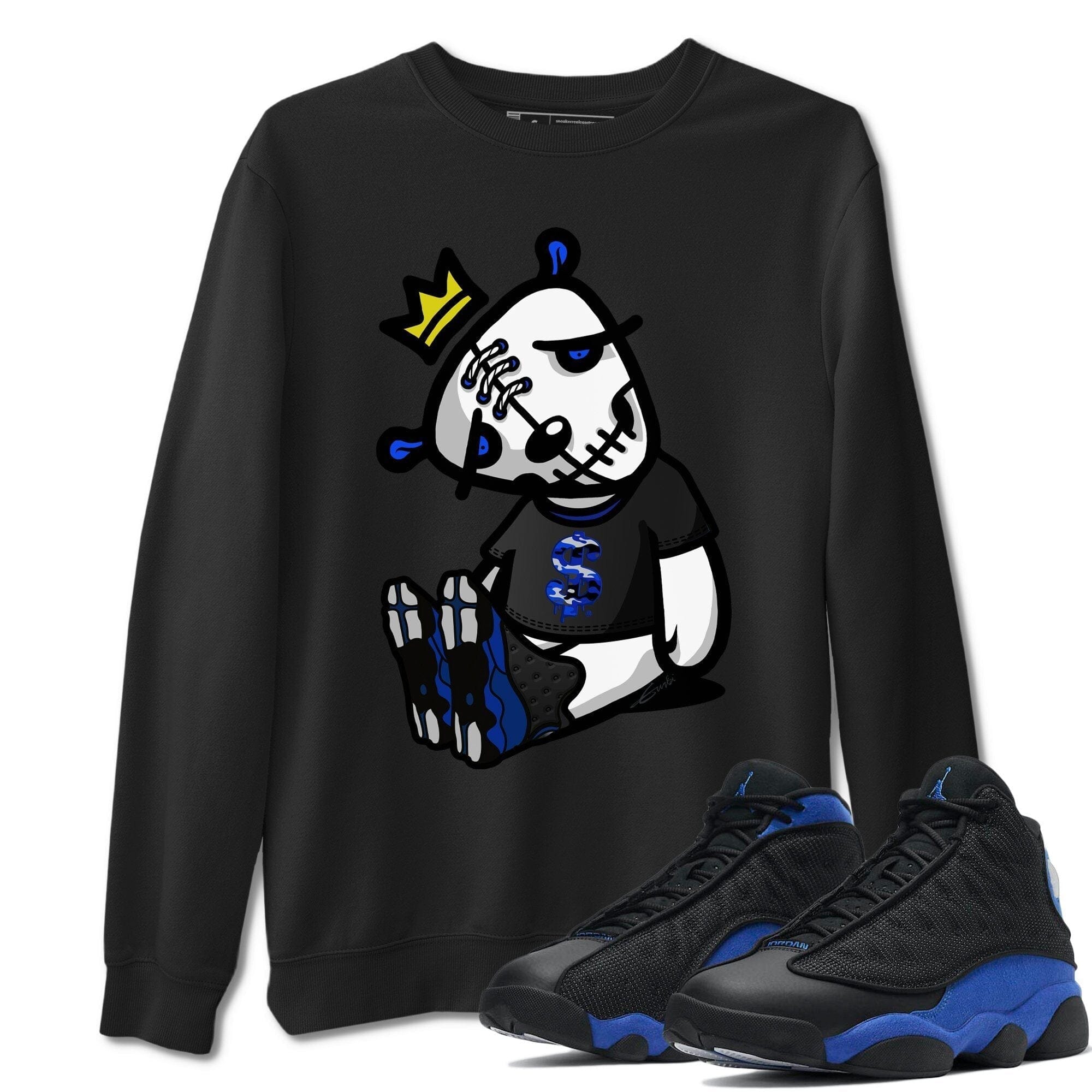 Jordan 13 Hyper Royal Shirt To Match Jordans Dead Dolls Sneaker Tees Jordan 13 Hyper Royal Drip Gear Zone Sneaker Matching Clothing Unisex Shirts