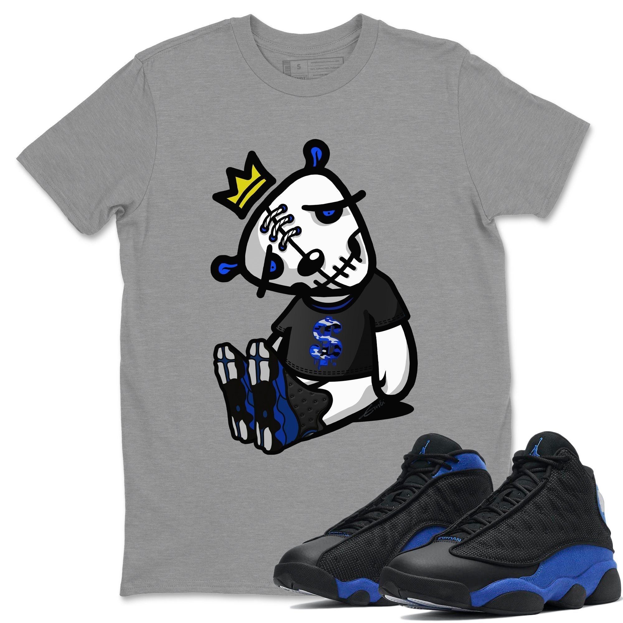 Jordan 13 Hyper Royal Shirt To Match Jordans Dead Dolls Sneaker Tees Jordan 13 Hyper Royal Drip Gear Zone Sneaker Matching Clothing Unisex Shirts
