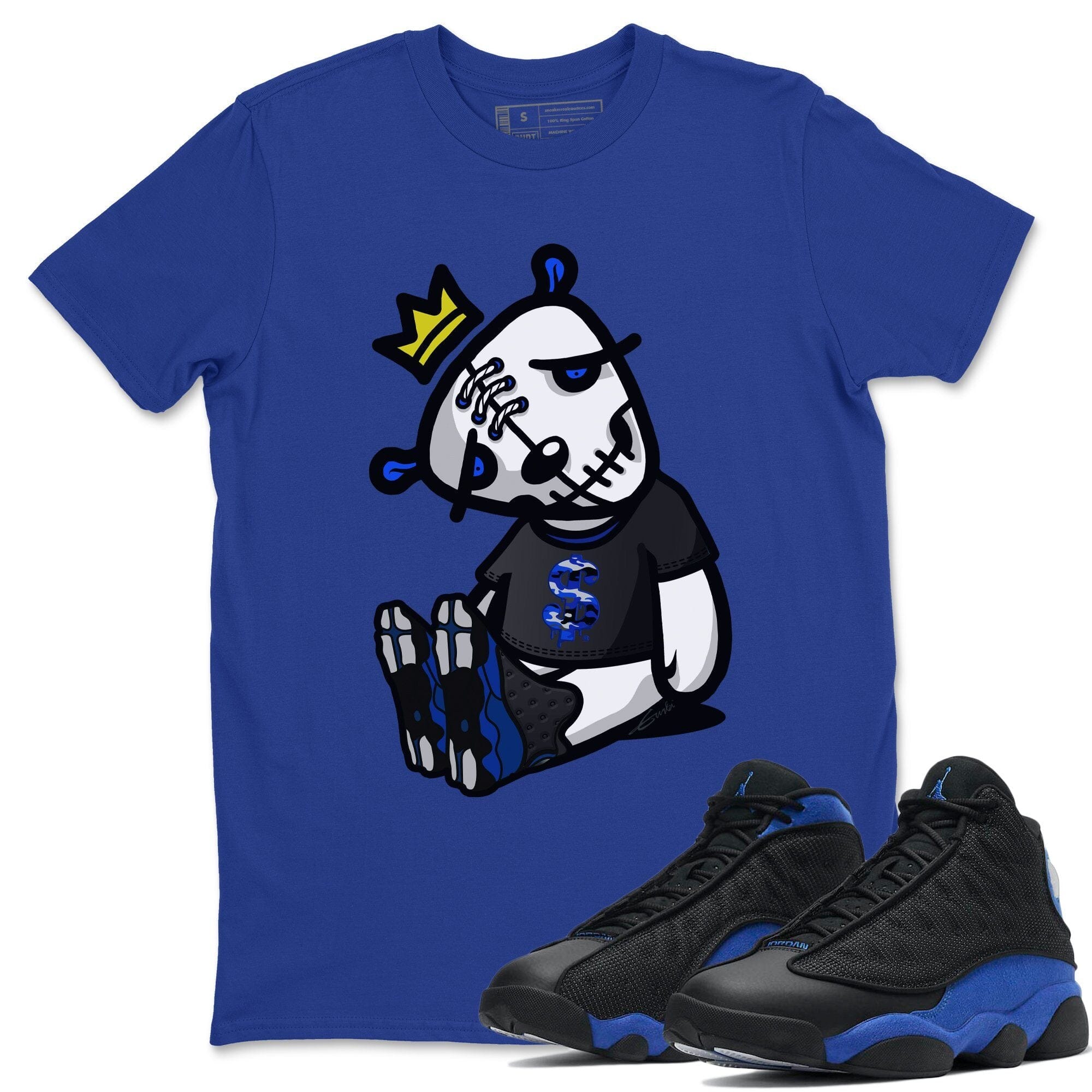 Jordan 13 Hyper Royal Shirt To Match Jordans Dead Dolls Sneaker Tees Jordan 13 Hyper Royal Drip Gear Zone Sneaker Matching Clothing Unisex Shirts