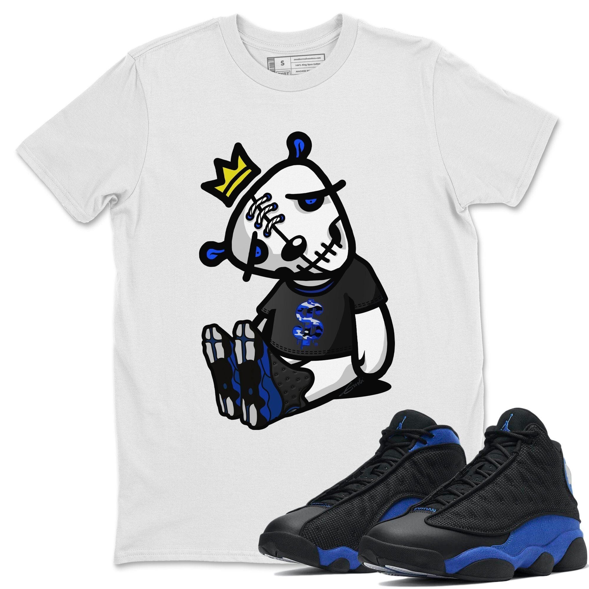 Jordan 13 Hyper Royal Shirt To Match Jordans Dead Dolls Sneaker Tees Jordan 13 Hyper Royal Drip Gear Zone Sneaker Matching Clothing Unisex Shirts