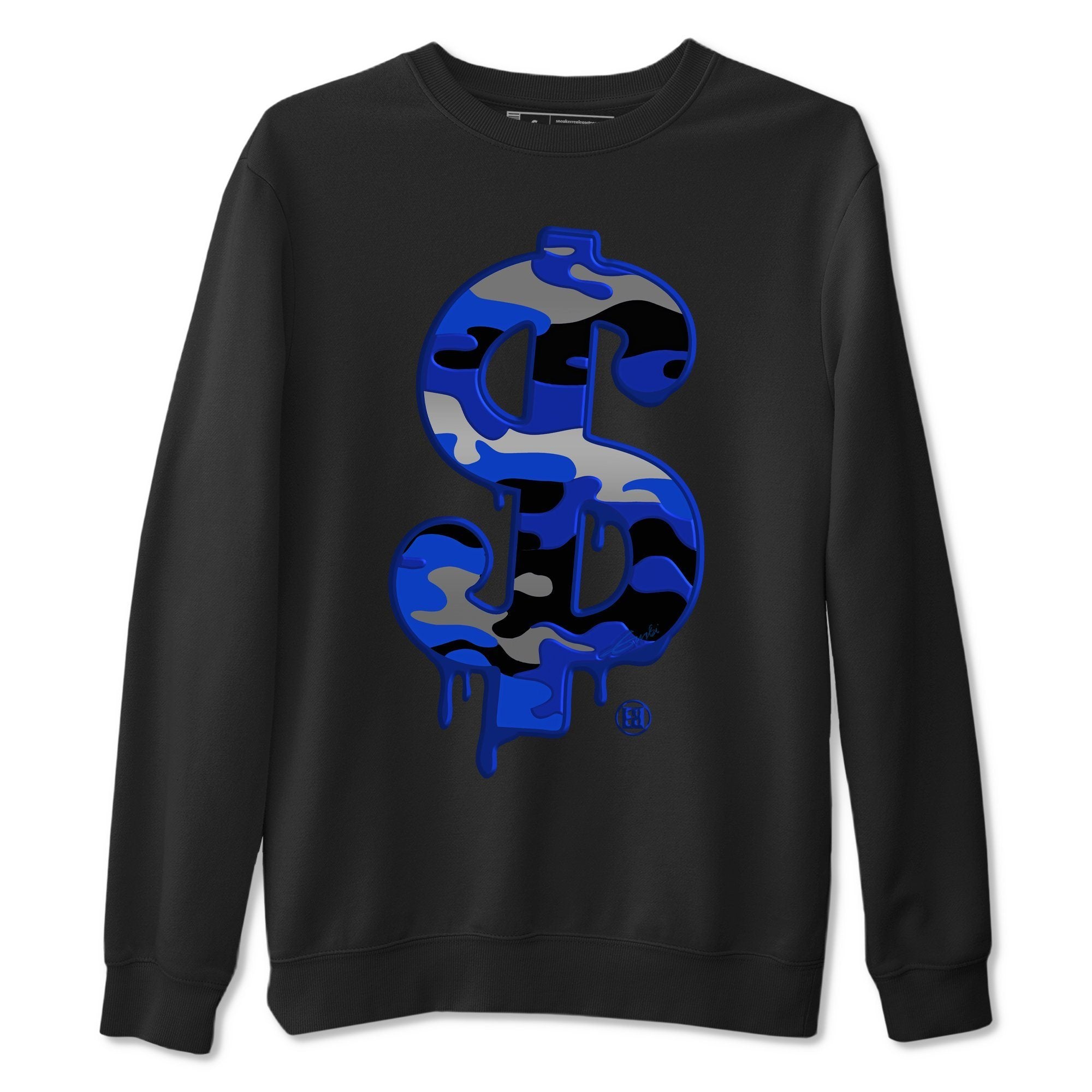 Jordan 13 Hyper Royal Shirt To Match Jordans Dollar Camo Sneaker Tees Jordan 13 Hyper Royal Drip Gear Zone Sneaker Matching Clothing Unisex Shirts