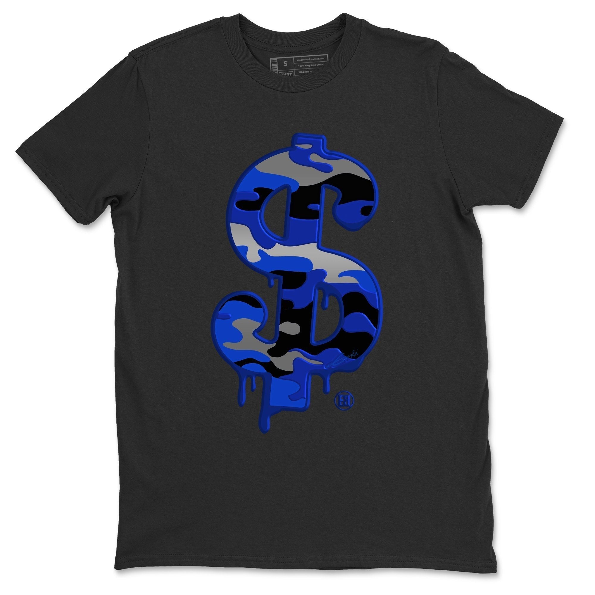 Jordan 13 Hyper Royal Shirt To Match Jordans Dollar Camo Sneaker Tees Jordan 13 Hyper Royal Drip Gear Zone Sneaker Matching Clothing Unisex Shirts