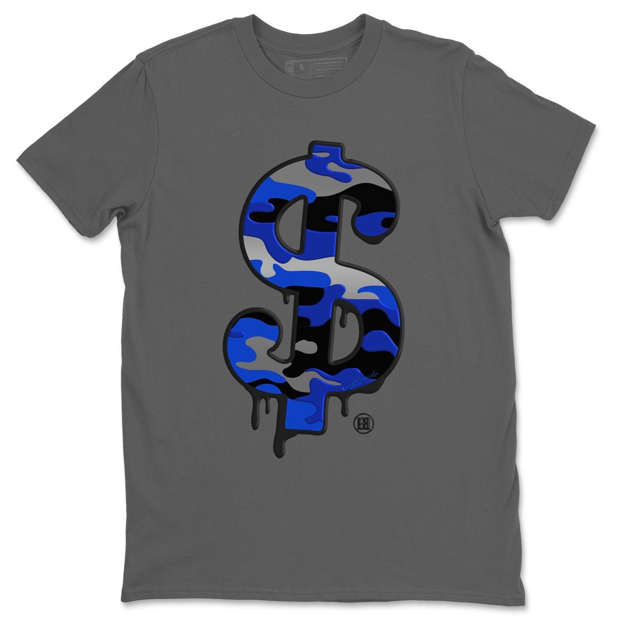 Jordan 13 Hyper Royal Shirt To Match Jordans Dollar Camo Sneaker Tees Jordan 13 Hyper Royal Drip Gear Zone Sneaker Matching Clothing Unisex Shirts