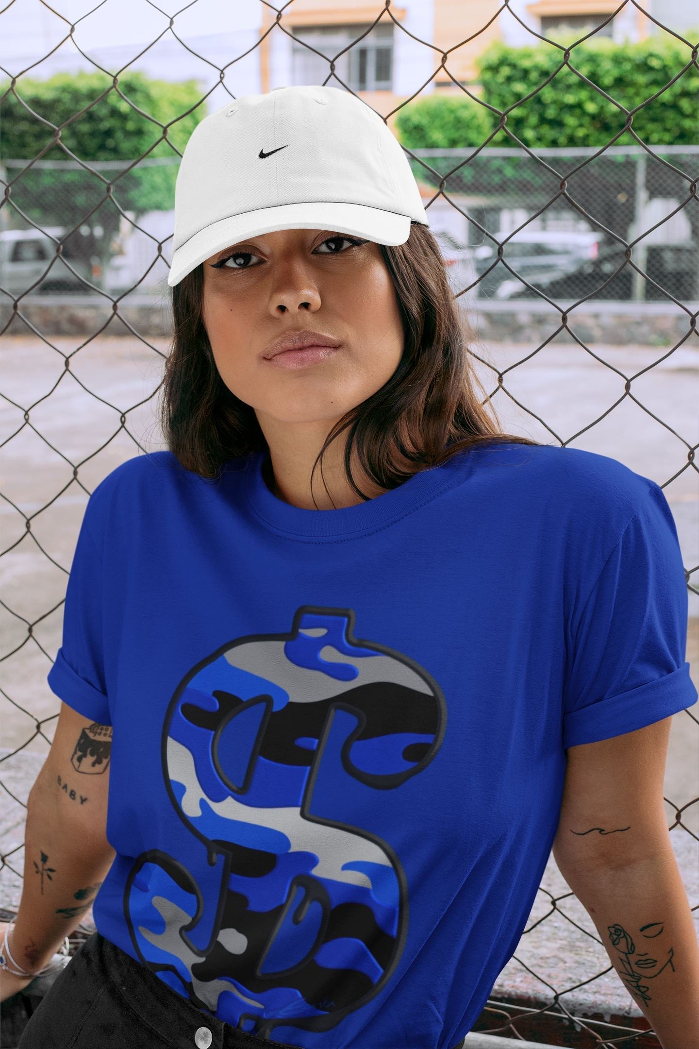 Jordan 13 Hyper Royal Shirt To Match Jordans Dollar Camo Sneaker Tees Jordan 13 Hyper Royal Drip Gear Zone Sneaker Matching Clothing Unisex Shirts