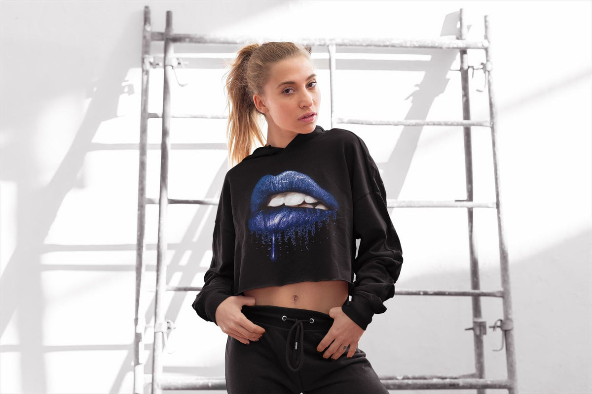 Jordan 13 Hyper Royal Sneaker Matching T-Shirt Dripping Lips Sneaker Tees Jordan 13 Hyper Royal Sneaker Release Tees Women's Shirts