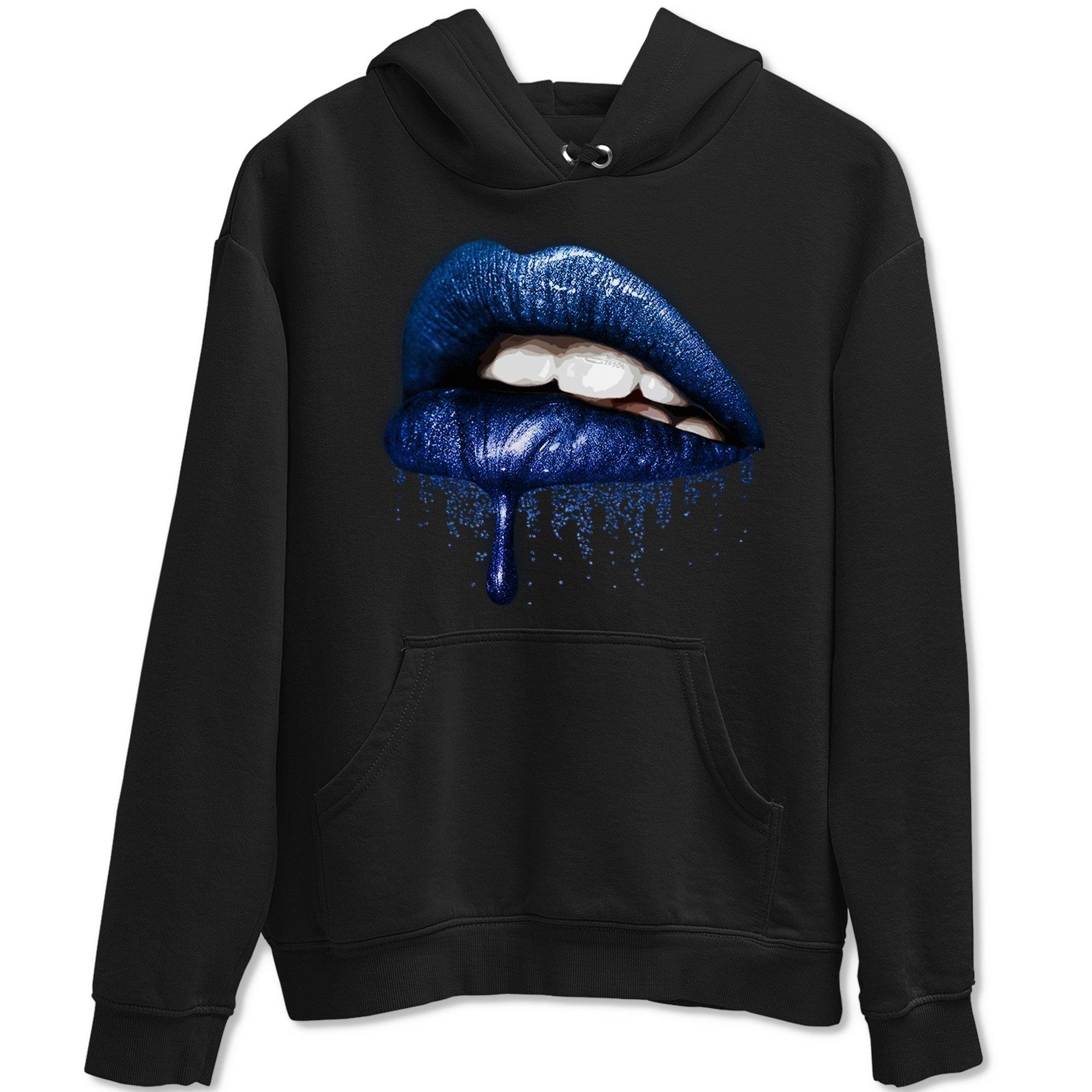 Jordan 13 Hyper Royal Shirt To Match Jordans Dripping Lips Sneaker Tees Jordan 13 Hyper Royal Drip Gear Zone Sneaker Matching Clothing Unisex Shirts