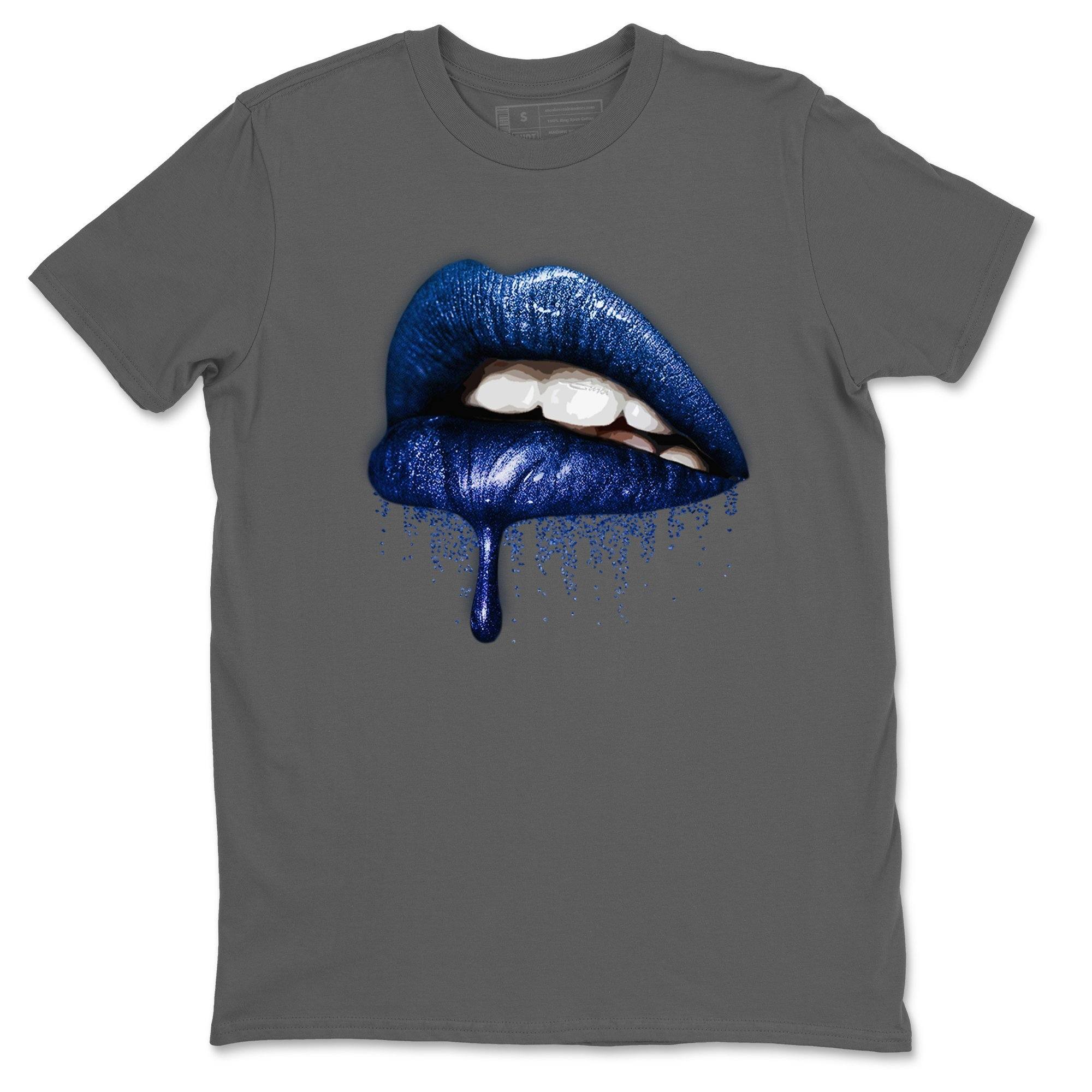 Jordan 13 Hyper Royal Shirt To Match Jordans Dripping Lips Sneaker Tees Jordan 13 Hyper Royal Drip Gear Zone Sneaker Matching Clothing Unisex Shirts