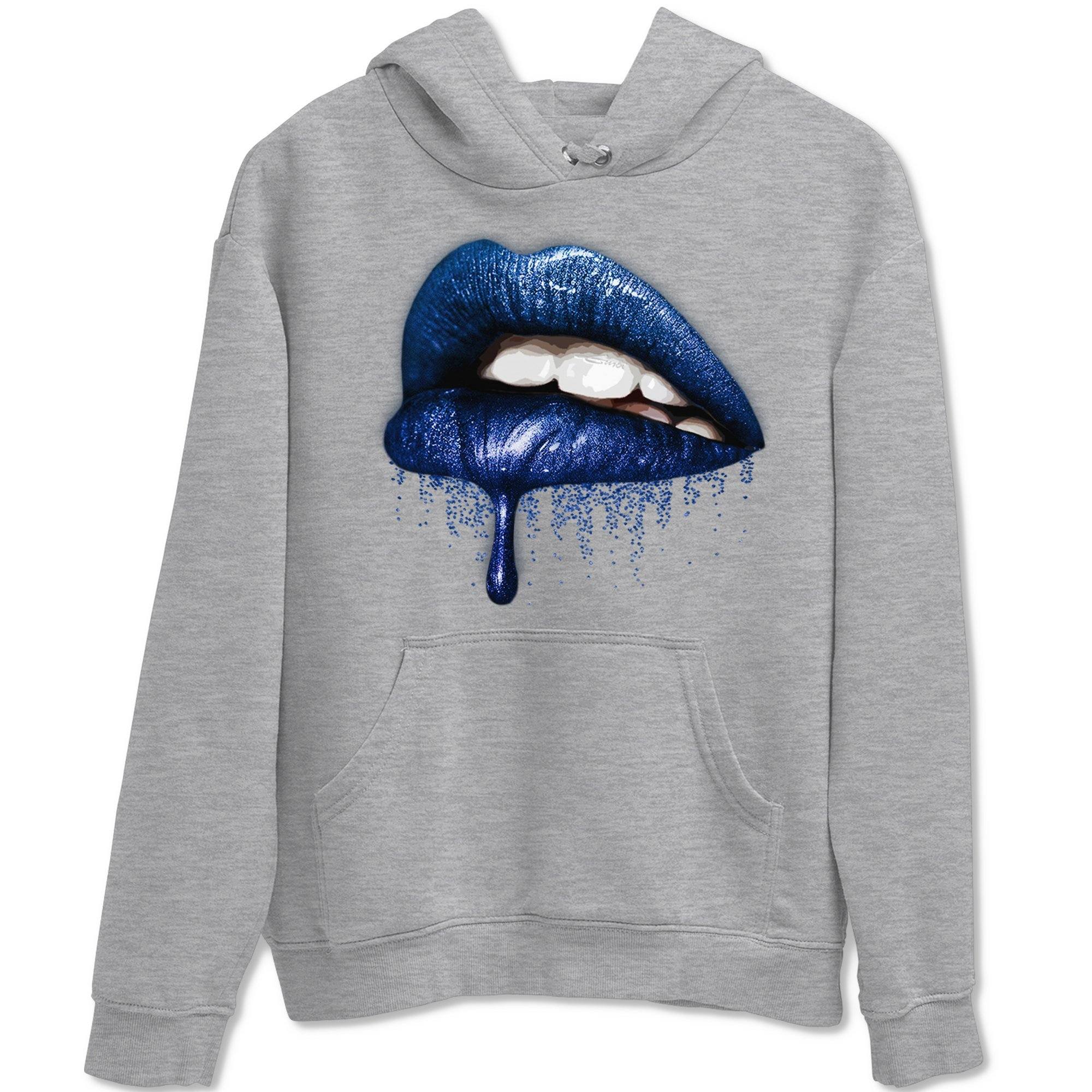 Jordan 13 Hyper Royal Shirt To Match Jordans Dripping Lips Sneaker Tees Jordan 13 Hyper Royal Drip Gear Zone Sneaker Matching Clothing Unisex Shirts