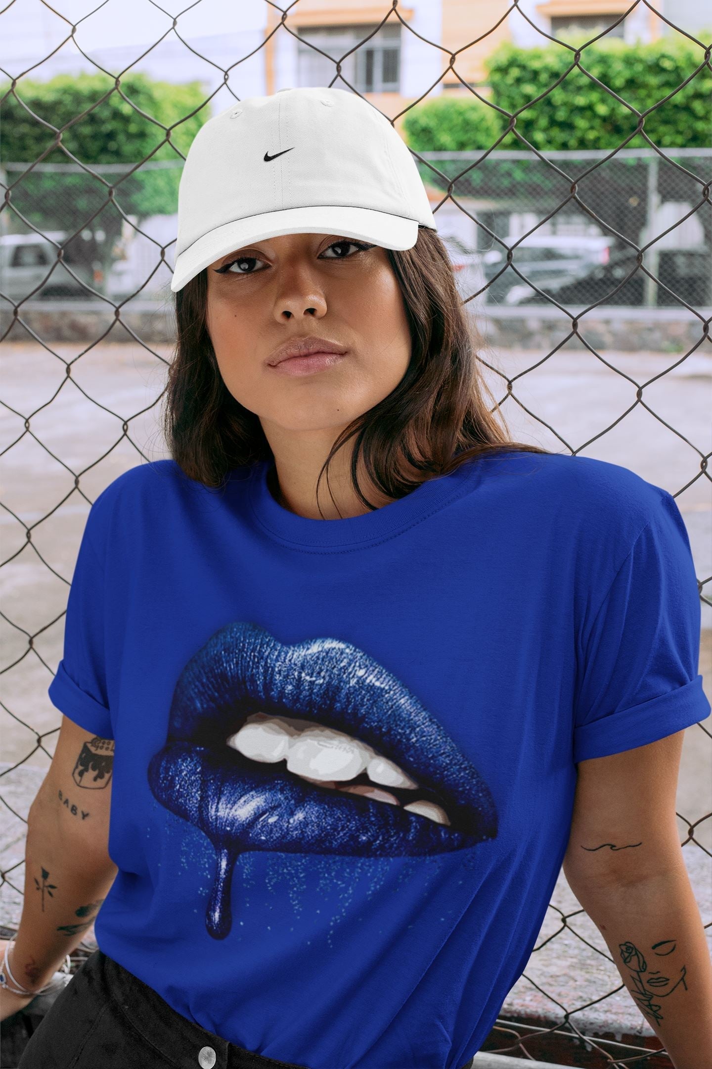Jordan 13 Hyper Royal Shirt To Match Jordans Dripping Lips Sneaker Tees Jordan 13 Hyper Royal Drip Gear Zone Sneaker Matching Clothing Unisex Shirts