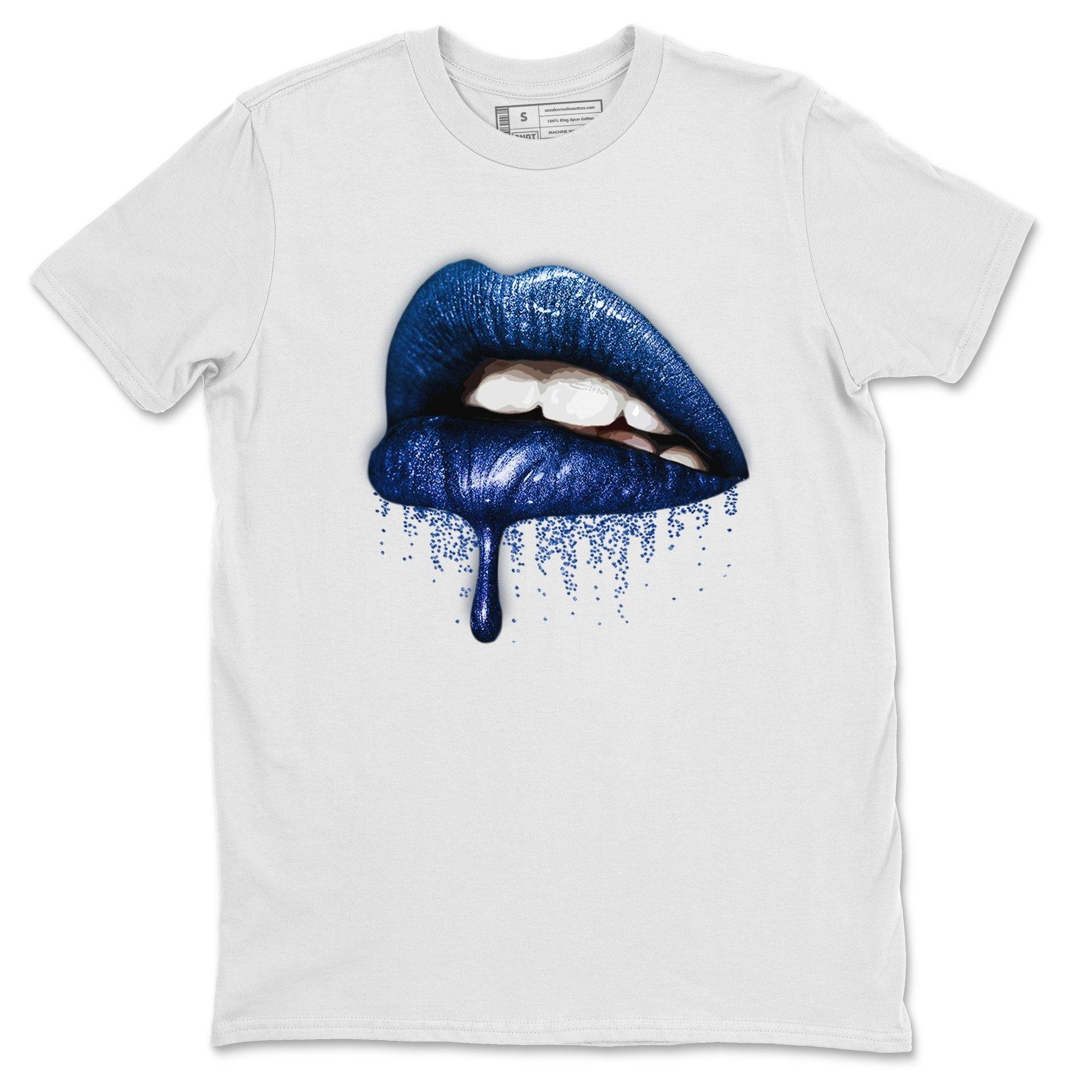 Jordan 13 Hyper Royal Shirt To Match Jordans Dripping Lips Sneaker Tees Jordan 13 Hyper Royal Drip Gear Zone Sneaker Matching Clothing Unisex Shirts