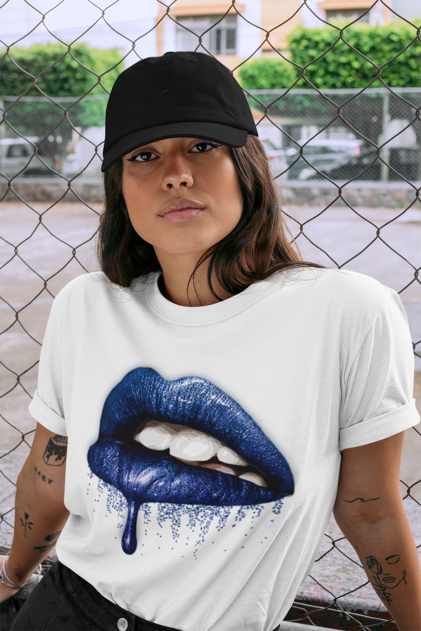Jordan 13 Hyper Royal Shirt To Match Jordans Dripping Lips Sneaker Tees Jordan 13 Hyper Royal Drip Gear Zone Sneaker Matching Clothing Unisex Shirts