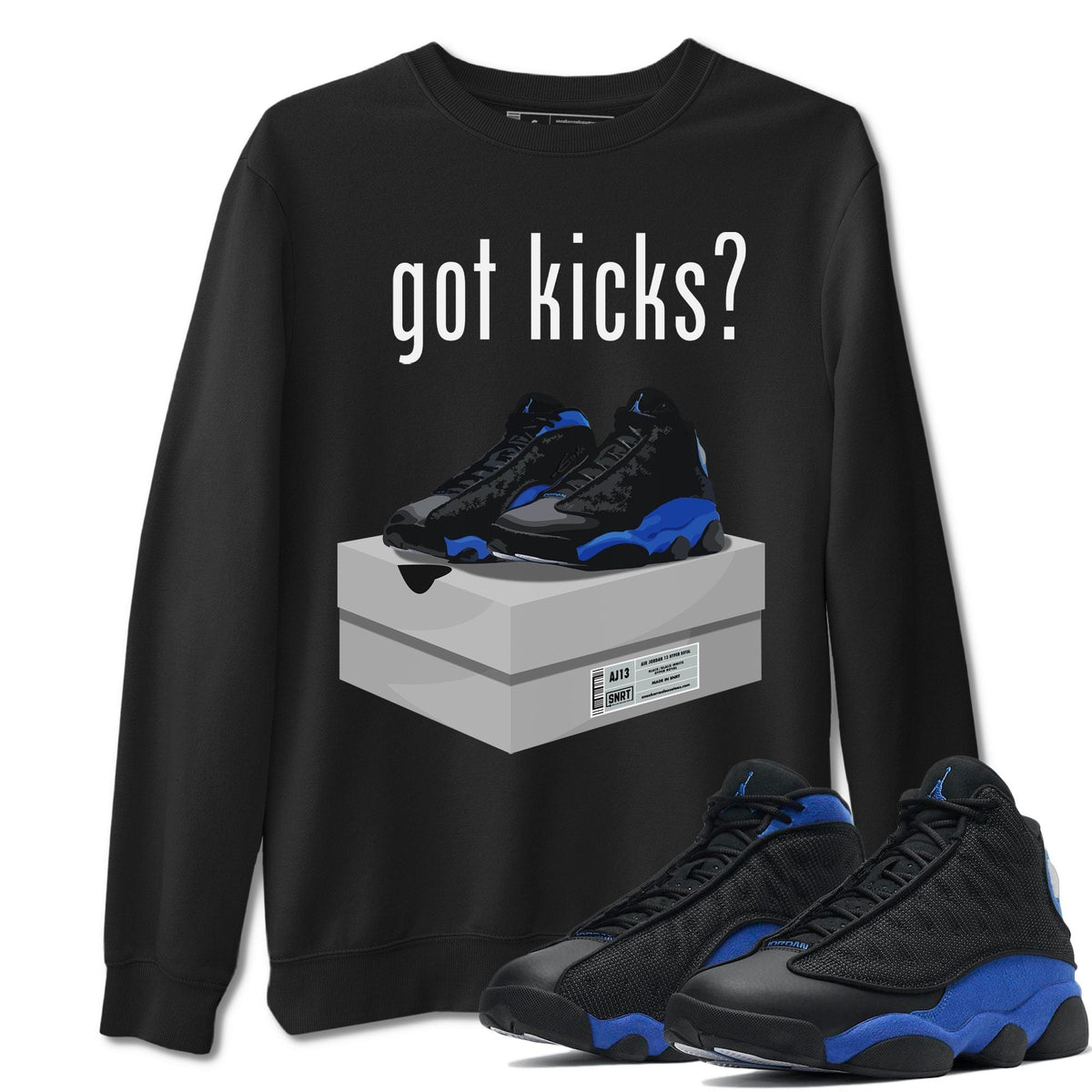 Jordan 13 Hyper Royal Shirt To Match Jordans Got Kicks Sneaker Tees Jordan 13 Hyper Royal Drip Gear Zone Sneaker Matching Clothing Unisex Shirts
