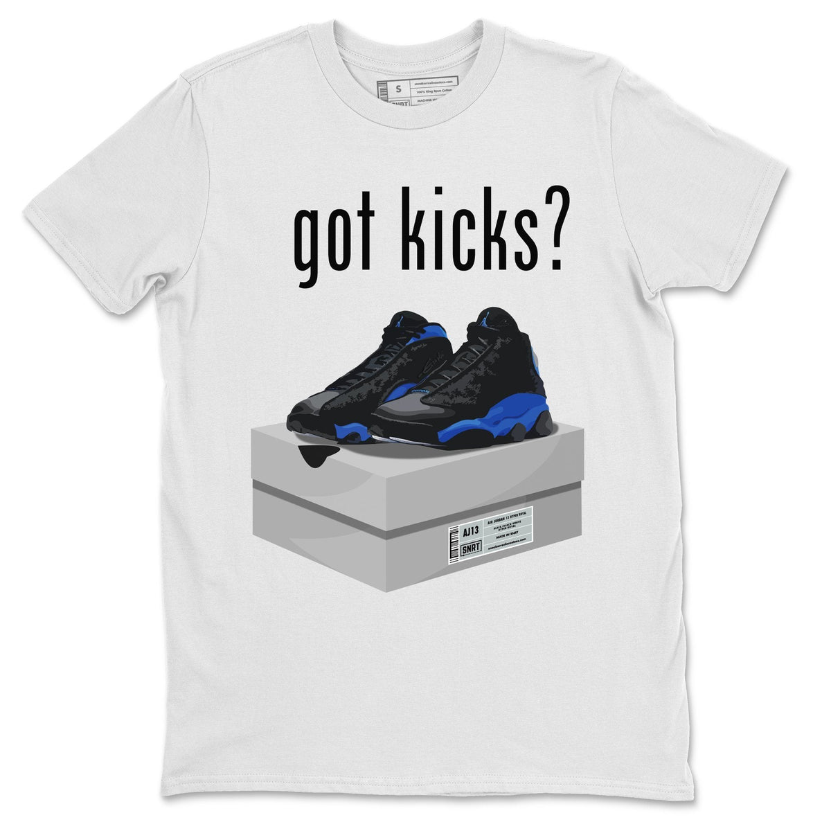Jordan 13 Hyper Royal Shirt To Match Jordans Got Kicks Sneaker Tees Jordan 13 Hyper Royal Drip Gear Zone Sneaker Matching Clothing Unisex Shirts