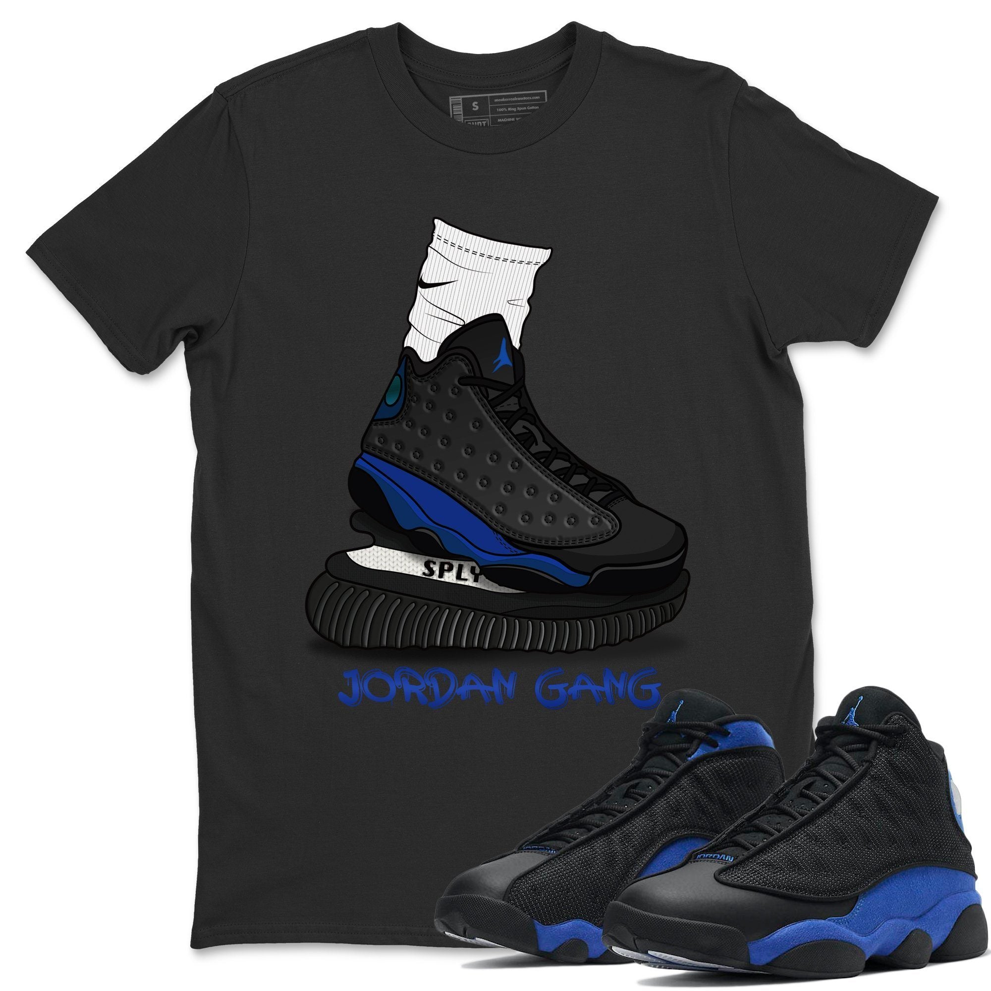 Jordan 13 Hyper Royal Shirt To Match Jordans Jordan Gang Sneaker Tees Jordan 13 Hyper Royal Drip Gear Zone Sneaker Matching Clothing Unisex Shirts