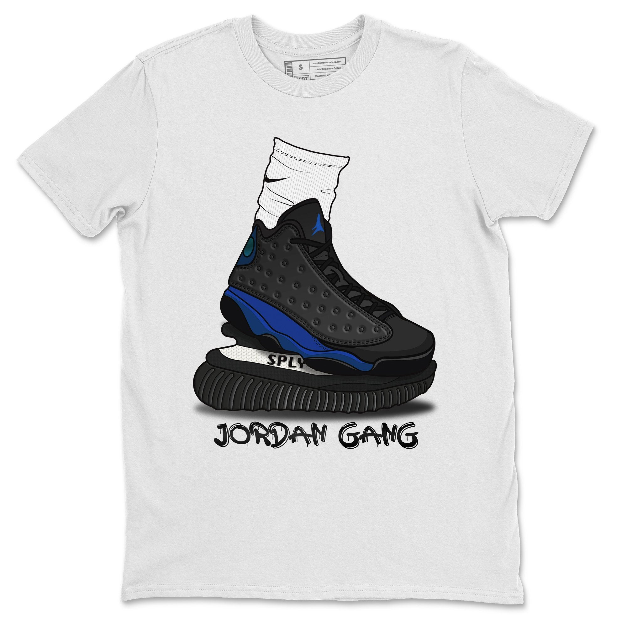 Jordan 13 Hyper Royal Shirt To Match Jordans Jordan Gang Sneaker Tees Jordan 13 Hyper Royal Drip Gear Zone Sneaker Matching Clothing Unisex Shirts