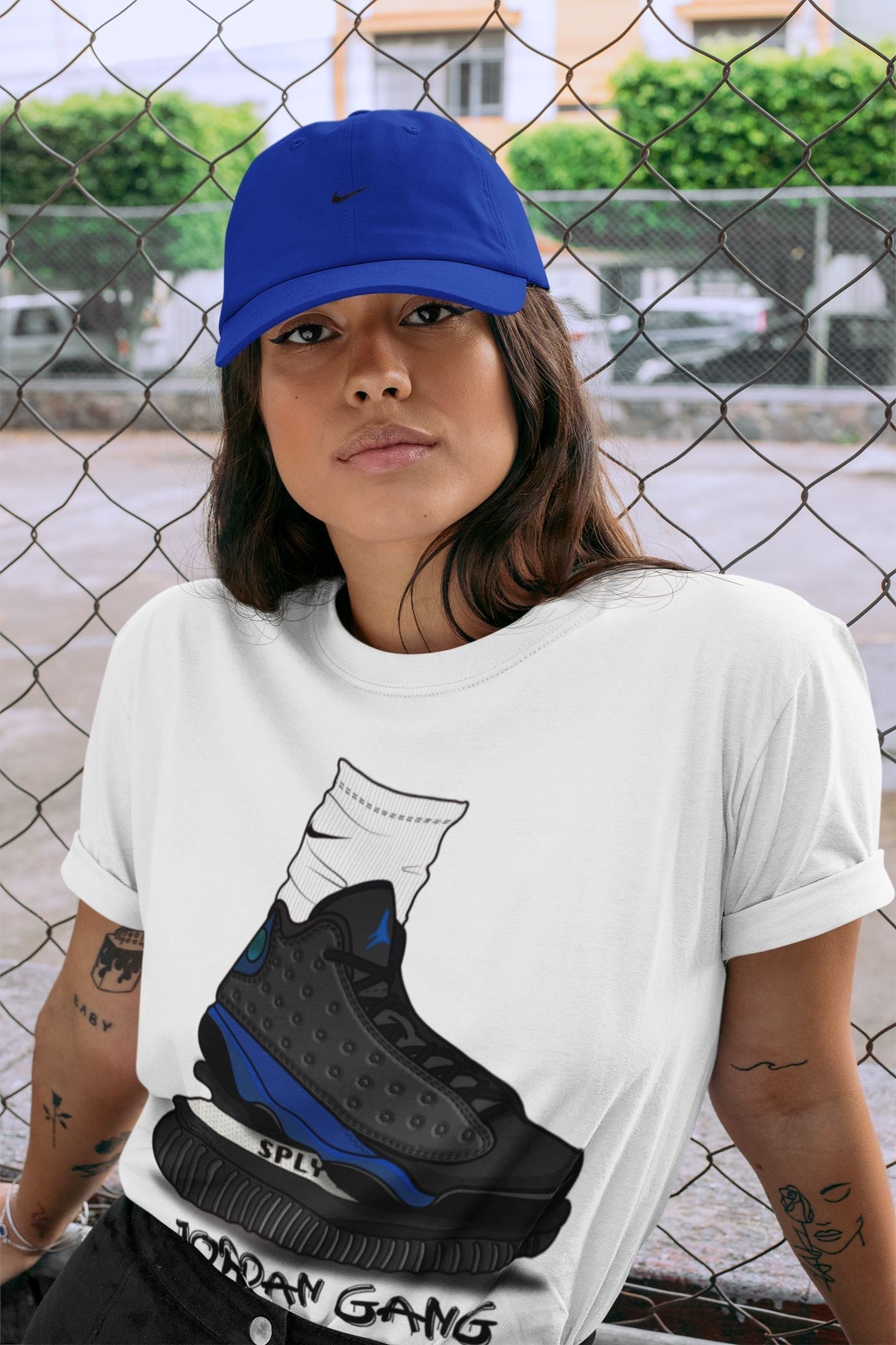 Jordan 13 Hyper Royal Shirt To Match Jordans Jordan Gang Sneaker Tees Jordan 13 Hyper Royal Drip Gear Zone Sneaker Matching Clothing Unisex Shirts