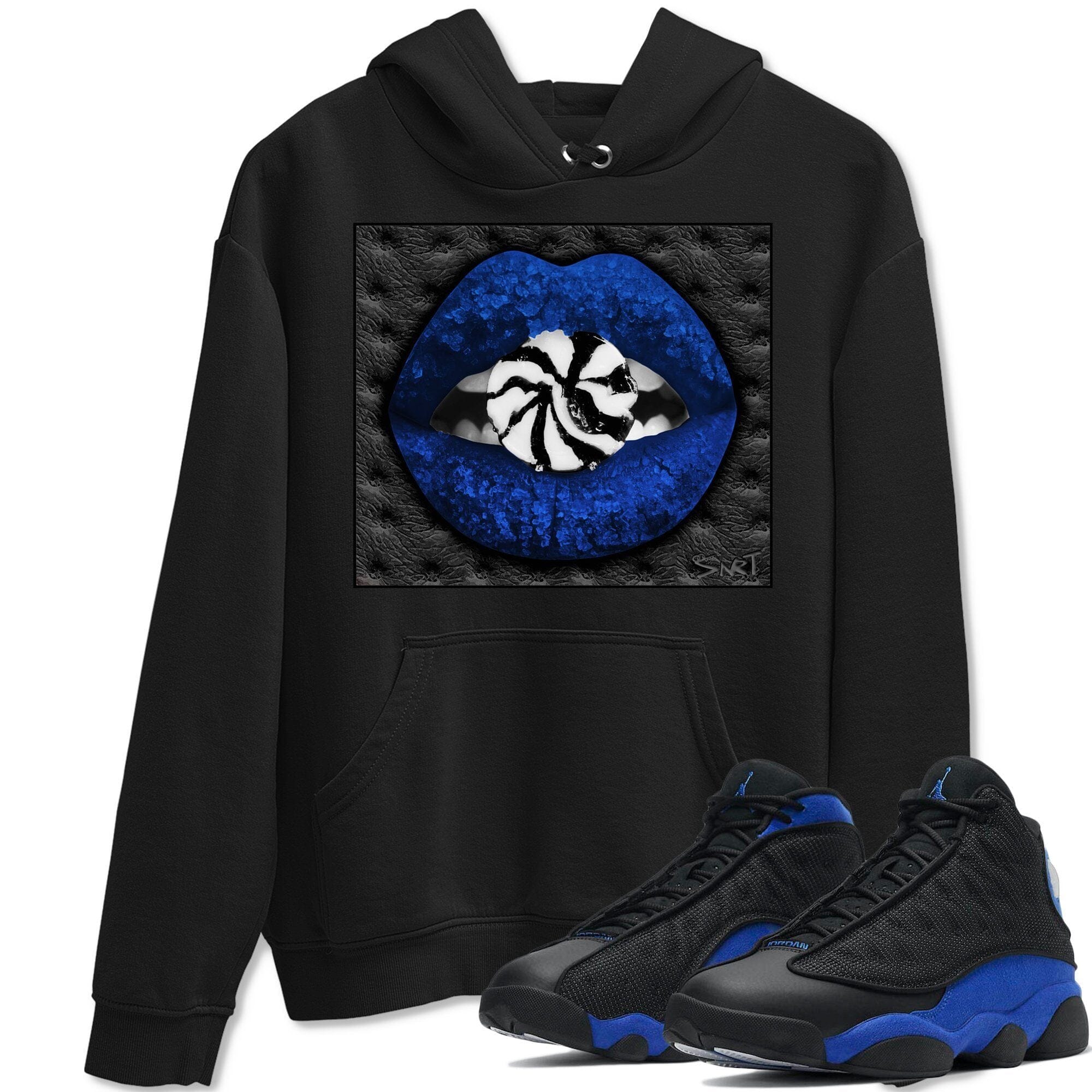 Jordan 13 Hyper Royal Shirt To Match Jordans Lips Candy Sneaker Tees Jordan 13 Hyper Royal Drip Gear Zone Sneaker Matching Clothing Unisex Shirts