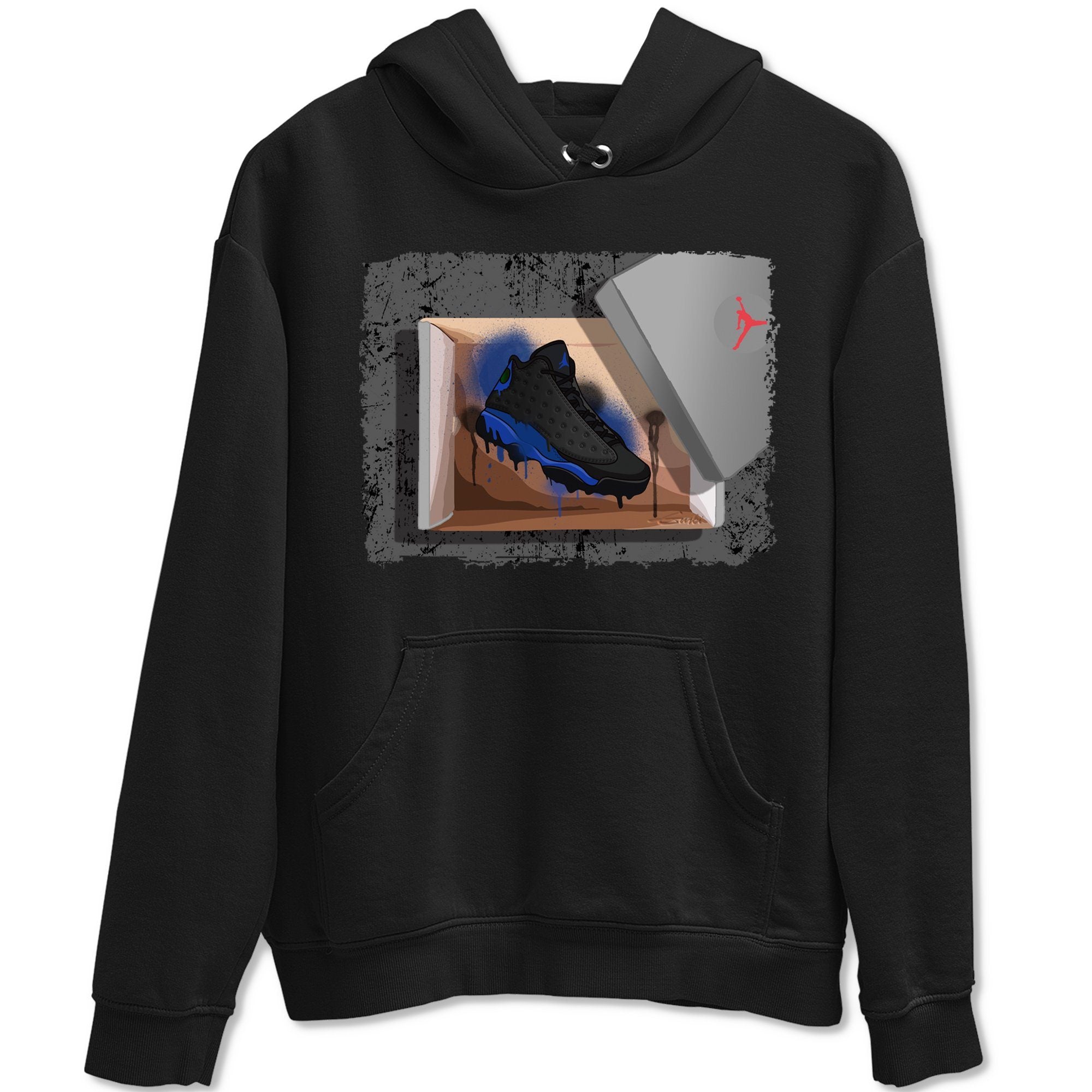 Jordan 13 Hyper Royal Shirt To Match Jordans New Kicks Sneaker Tees Jordan 13 Hyper Royal Drip Gear Zone Sneaker Matching Clothing Unisex Shirts