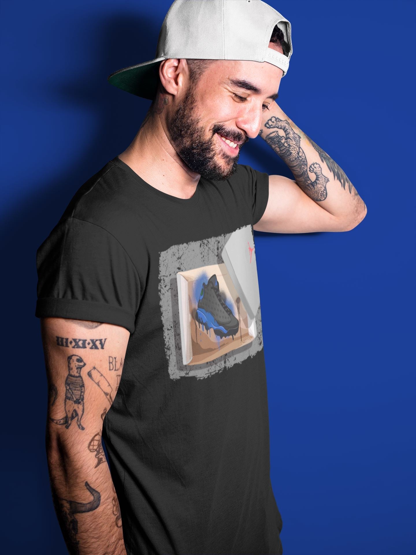 Jordan 13 Hyper Royal Shirt To Match Jordans New Kicks Sneaker Tees Jordan 13 Hyper Royal Drip Gear Zone Sneaker Matching Clothing Unisex Shirts