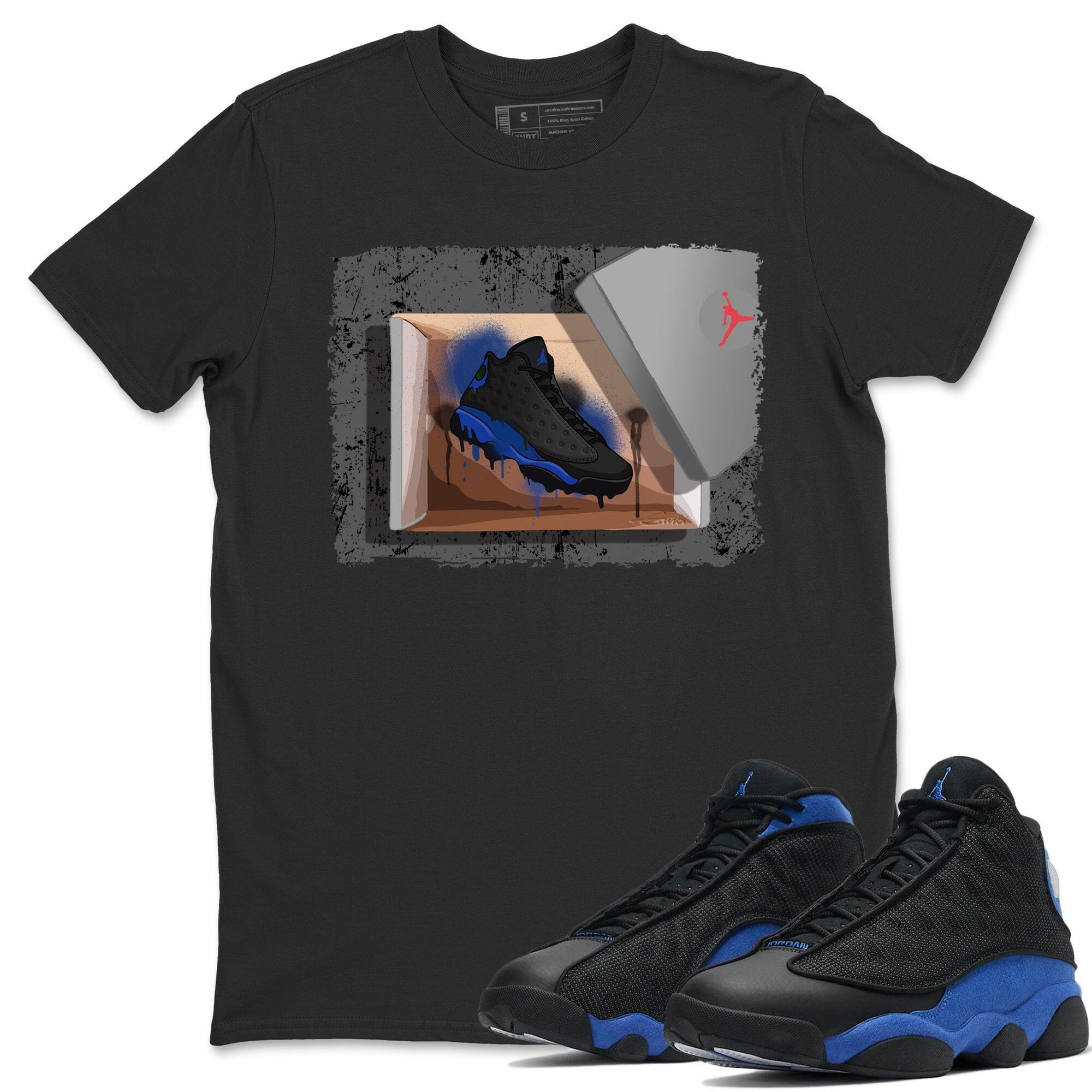 Jordan 13 Hyper Royal Shirt To Match Jordans New Kicks Sneaker Tees Jordan 13 Hyper Royal Drip Gear Zone Sneaker Matching Clothing Unisex Shirts