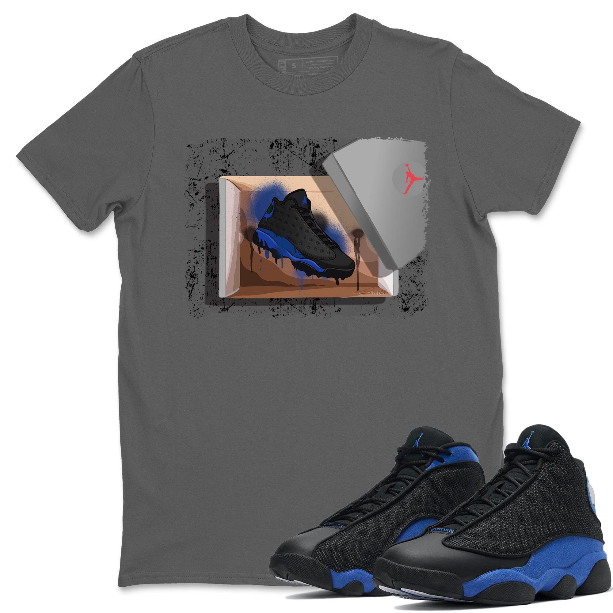 Jordan 13 Hyper Royal Shirt To Match Jordans New Kicks Sneaker Tees Jordan 13 Hyper Royal Drip Gear Zone Sneaker Matching Clothing Unisex Shirts