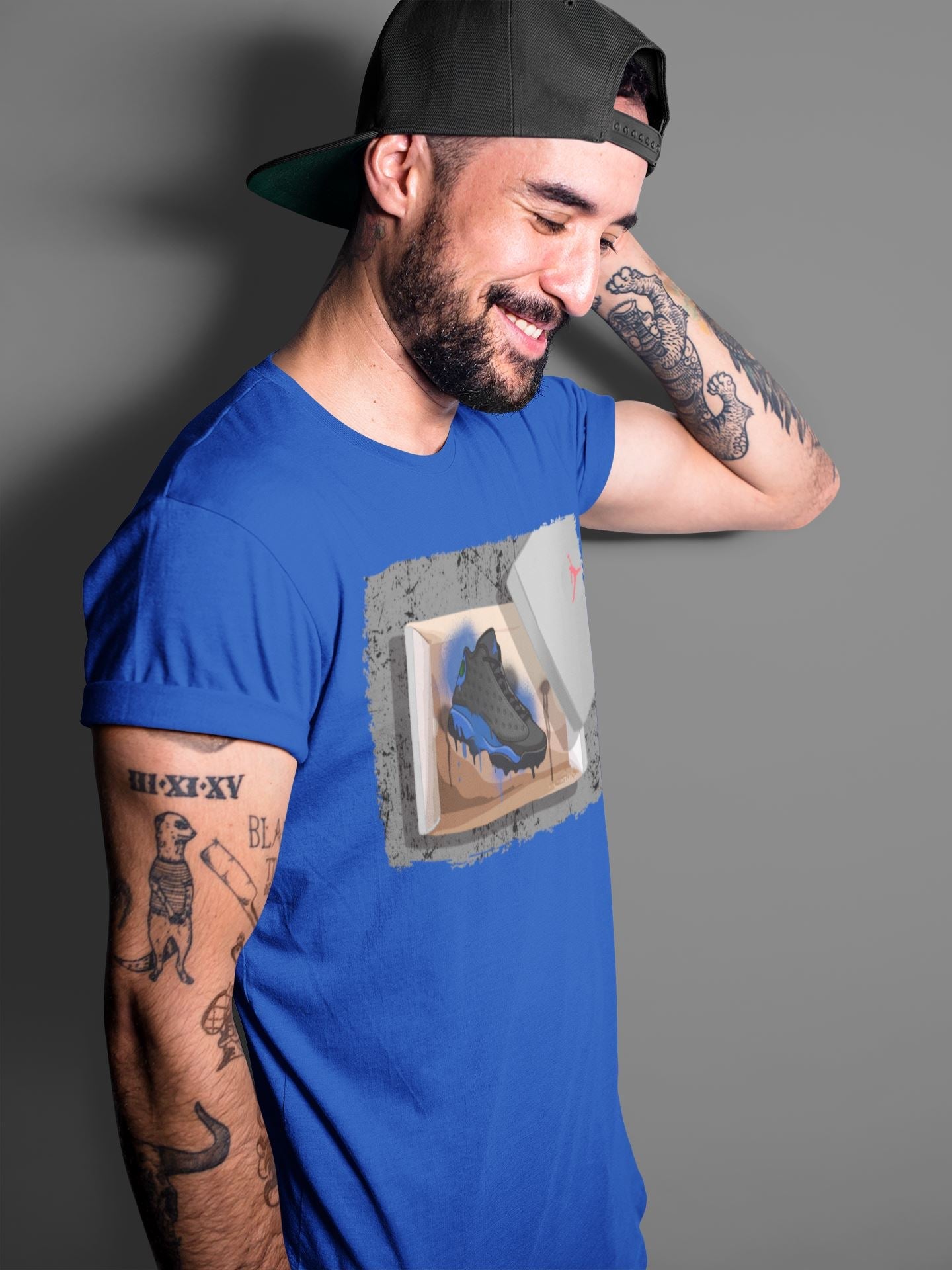 Jordan 13 Hyper Royal Shirt To Match Jordans New Kicks Sneaker Tees Jordan 13 Hyper Royal Drip Gear Zone Sneaker Matching Clothing Unisex Shirts