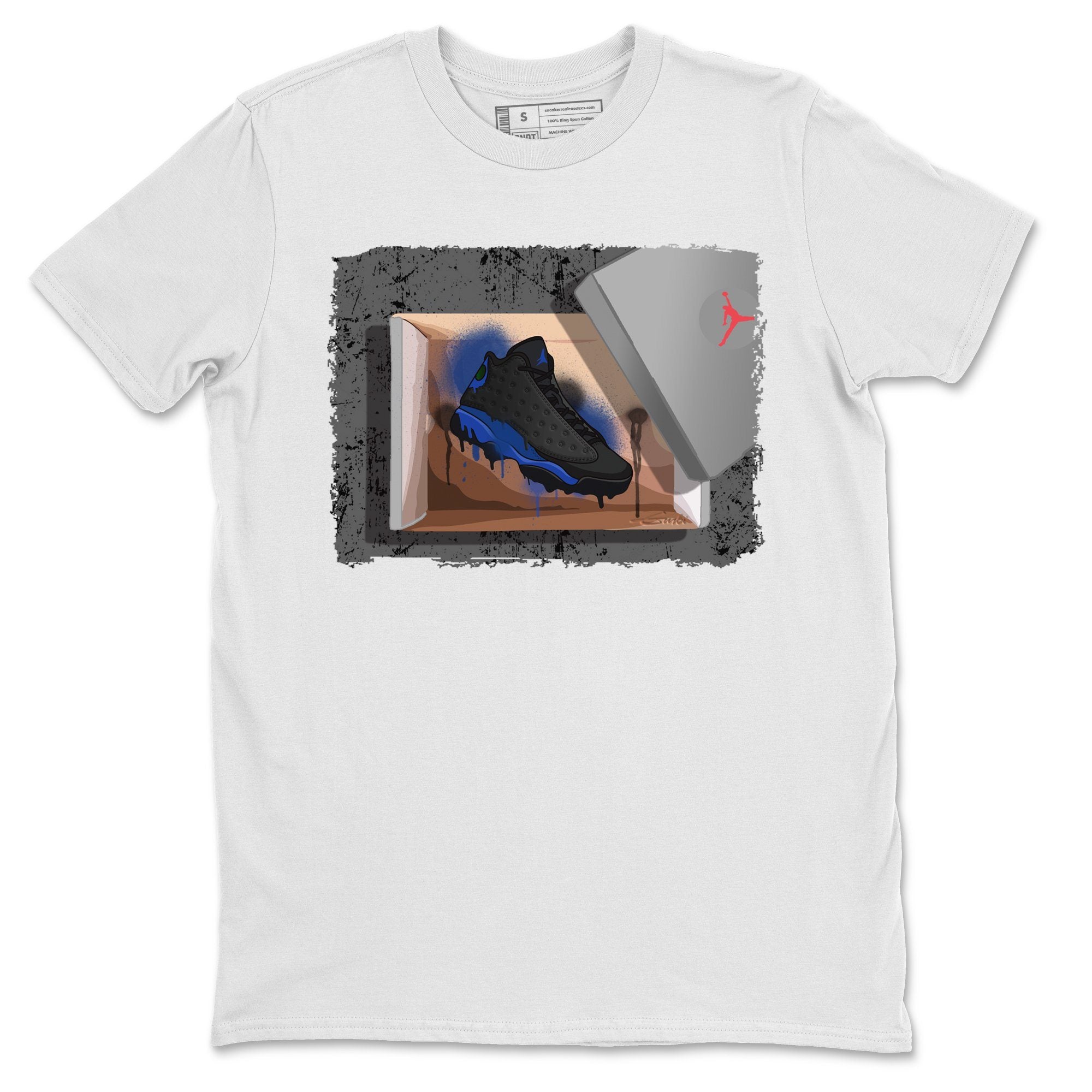 Jordan 13 Hyper Royal Shirt To Match Jordans New Kicks Sneaker Tees Jordan 13 Hyper Royal Drip Gear Zone Sneaker Matching Clothing Unisex Shirts