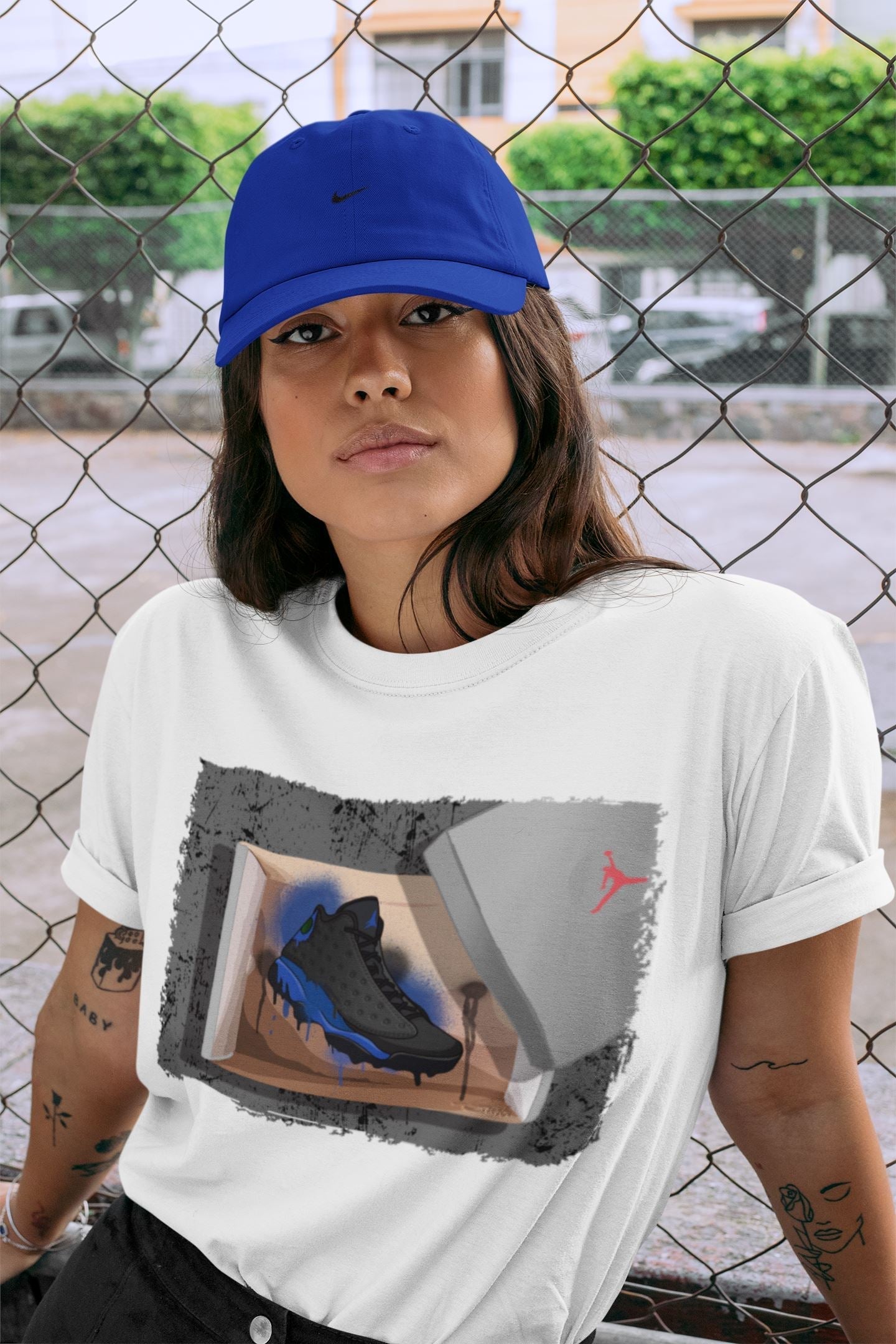 Jordan 13 Hyper Royal Shirt To Match Jordans New Kicks Sneaker Tees Jordan 13 Hyper Royal Drip Gear Zone Sneaker Matching Clothing Unisex Shirts