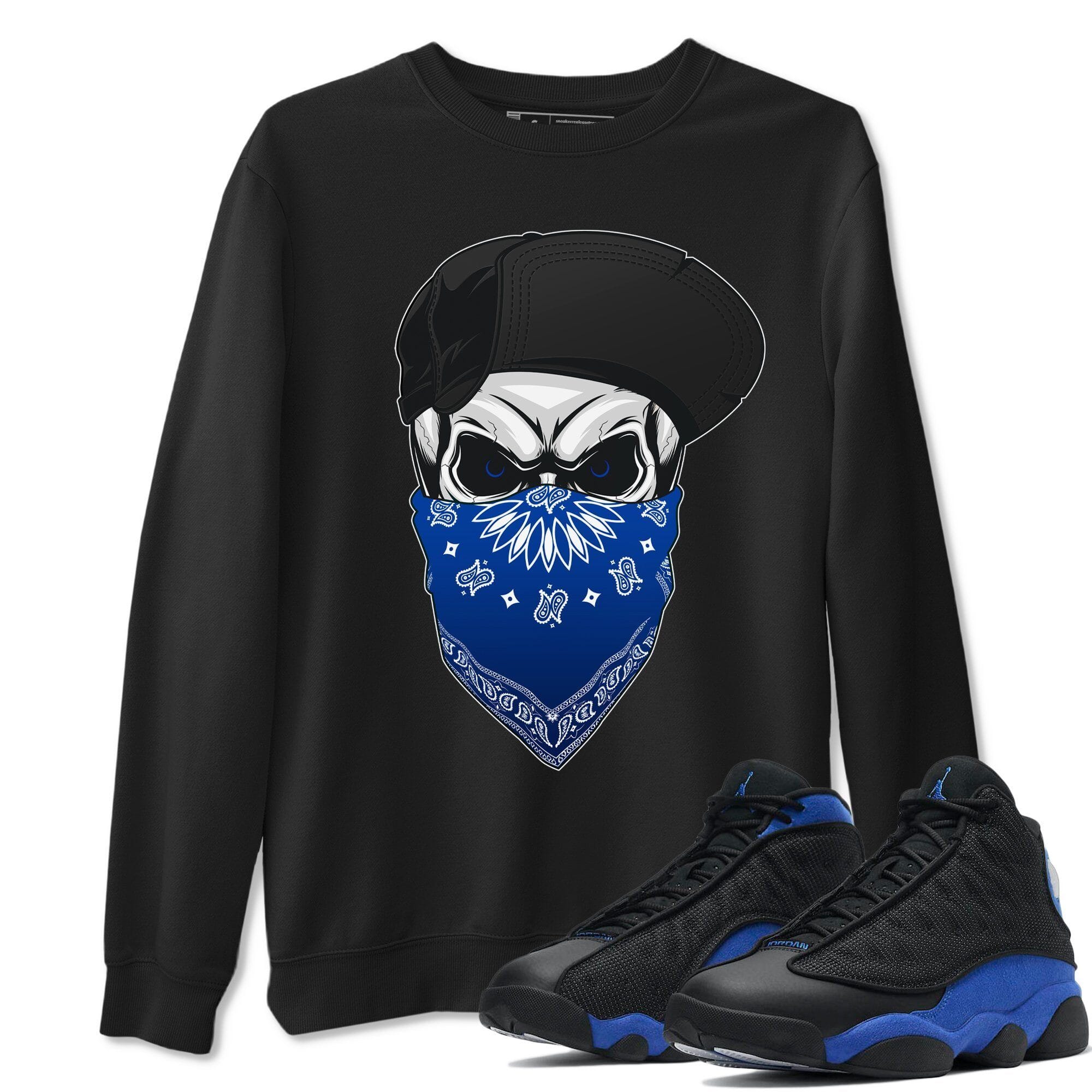 Jordan 13 Hyper Royal Shirt To Match Jordans Skull Hat Sneaker Tees Jordan 13 Hyper Royal Drip Gear Zone Sneaker Matching Clothing Unisex Shirts