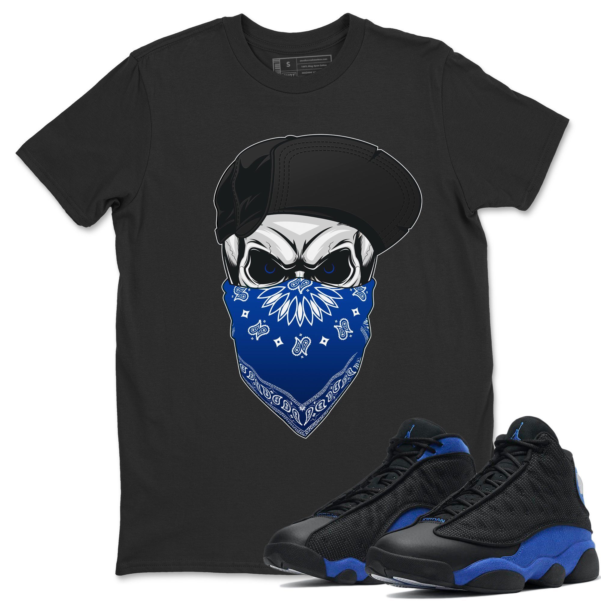 Jordan 13 Hyper Royal Shirt To Match Jordans Skull Hat Sneaker Tees Jordan 13 Hyper Royal Drip Gear Zone Sneaker Matching Clothing Unisex Shirts
