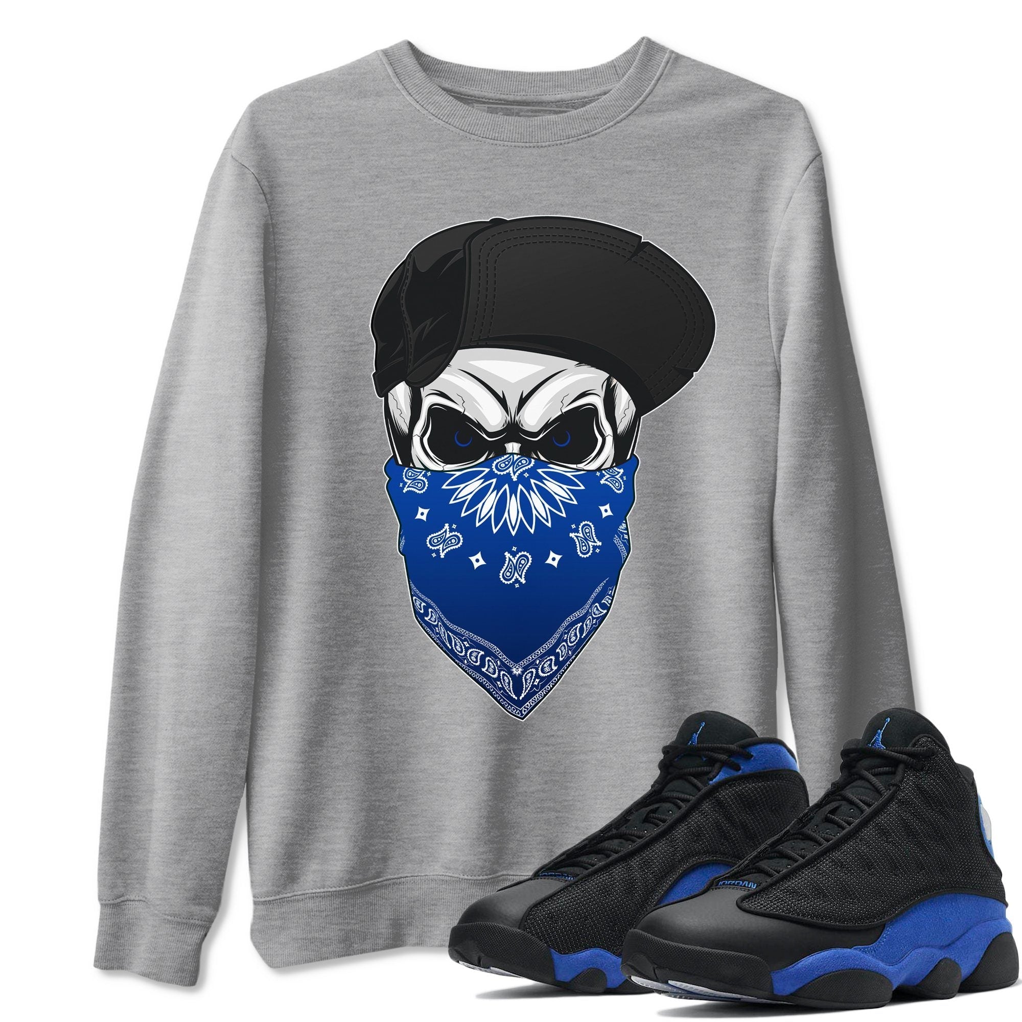 Jordan 13 Hyper Royal Shirt To Match Jordans Skull Hat Sneaker Tees Jordan 13 Hyper Royal Drip Gear Zone Sneaker Matching Clothing Unisex Shirts